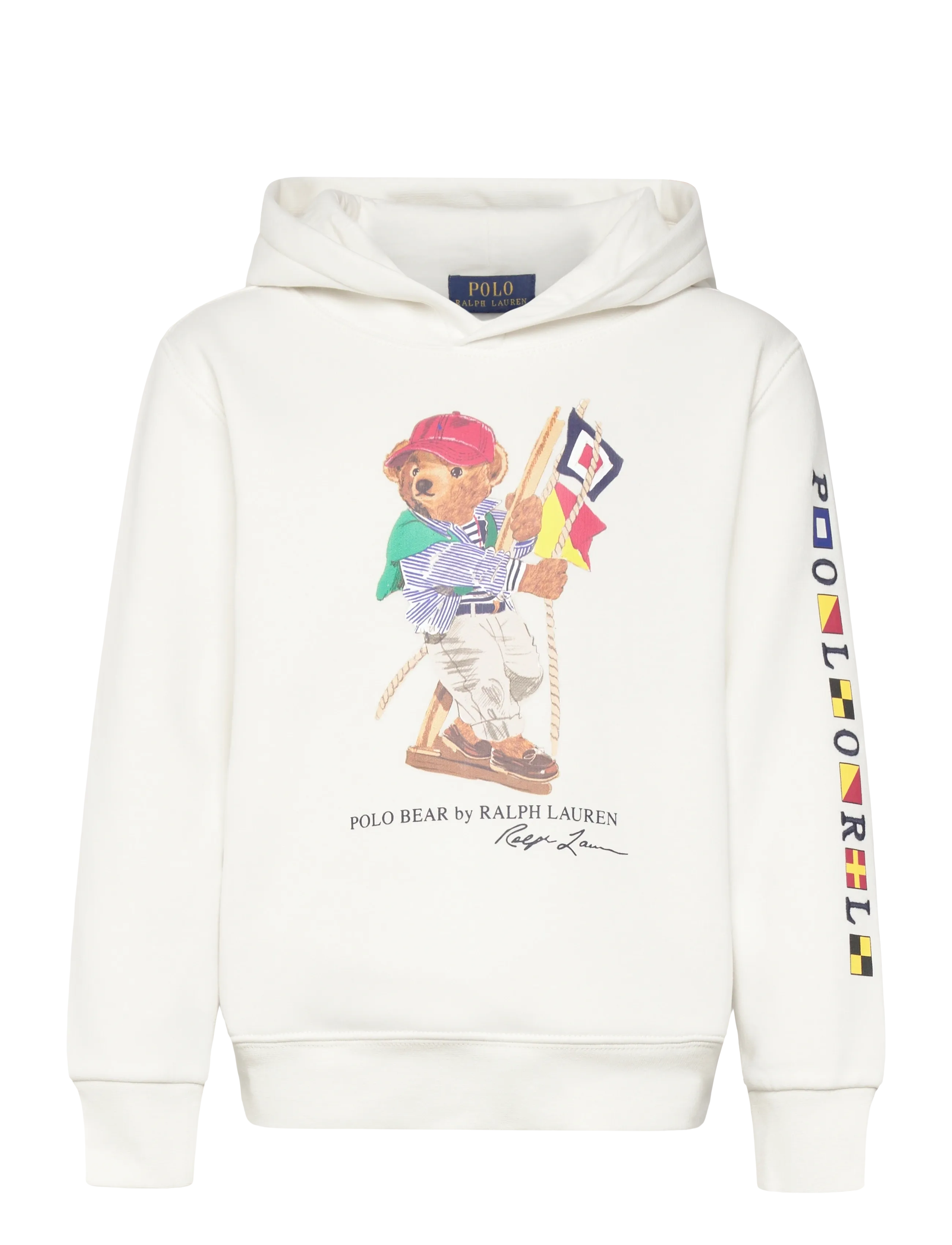 Ralph Lauren Kids Polo Bear Fleece Hoodie - Shop by age - SP26 BEAR DECKWAS / cream