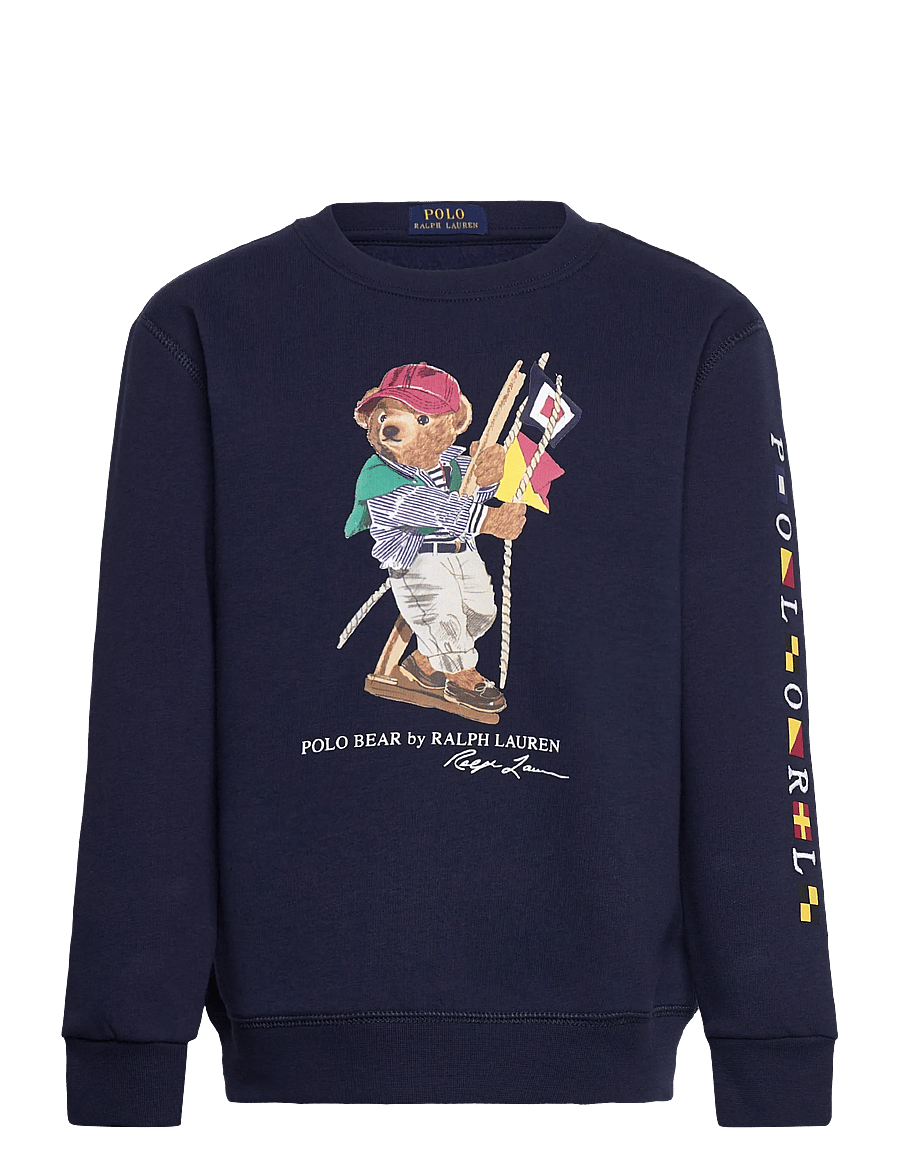 Ralph Lauren Kids - Polo Bear Fleece Sweatshirt - sweatshirts - sp26 bear newport - 0