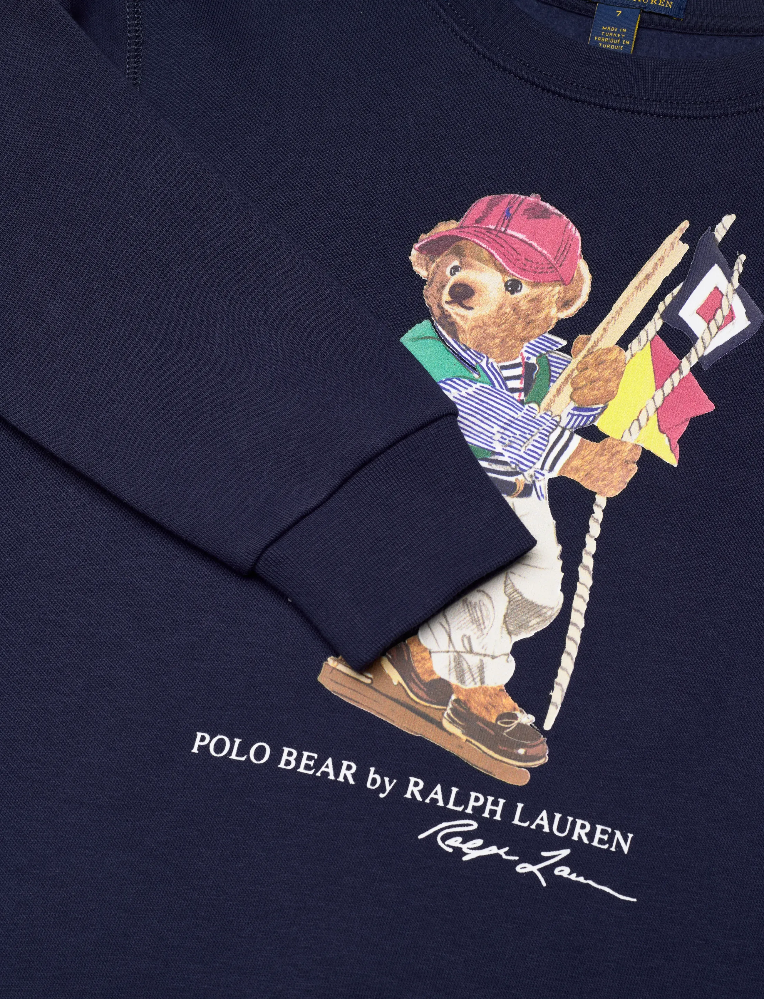 Ralph Lauren Kids - Polo Bear Fleece Sweatshirt - sweatshirts - sp26 bear newport - 2