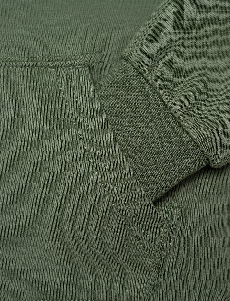 Ralph Lauren Kids - Double-Knit Full-Zip Hoodie - huvtröjor - cargo green - 3