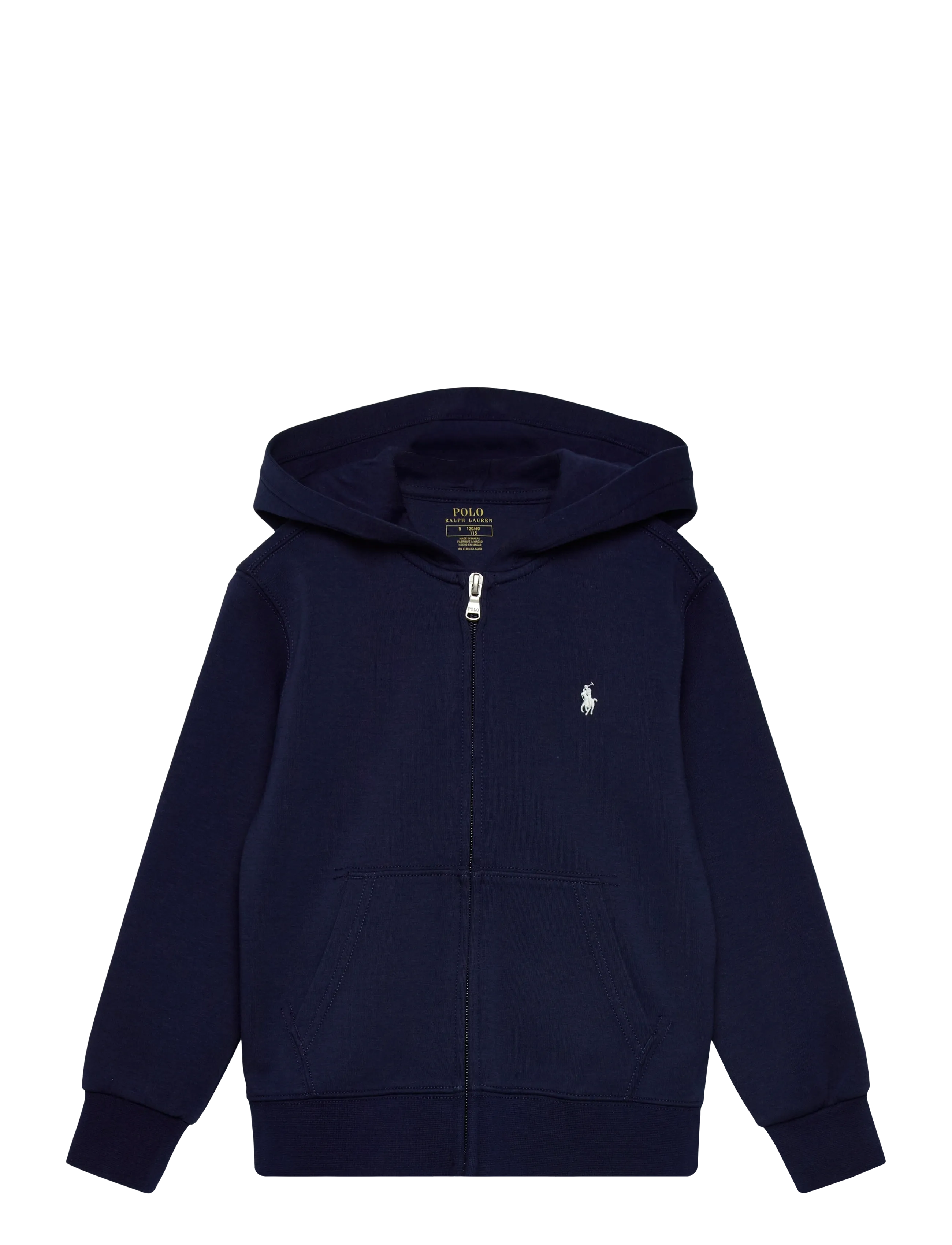 Ralph Lauren Kids Double-Knit Full-Zip Hoodie, 88-93, Sweatshirts & Hoodies, Marineblau - Kinder