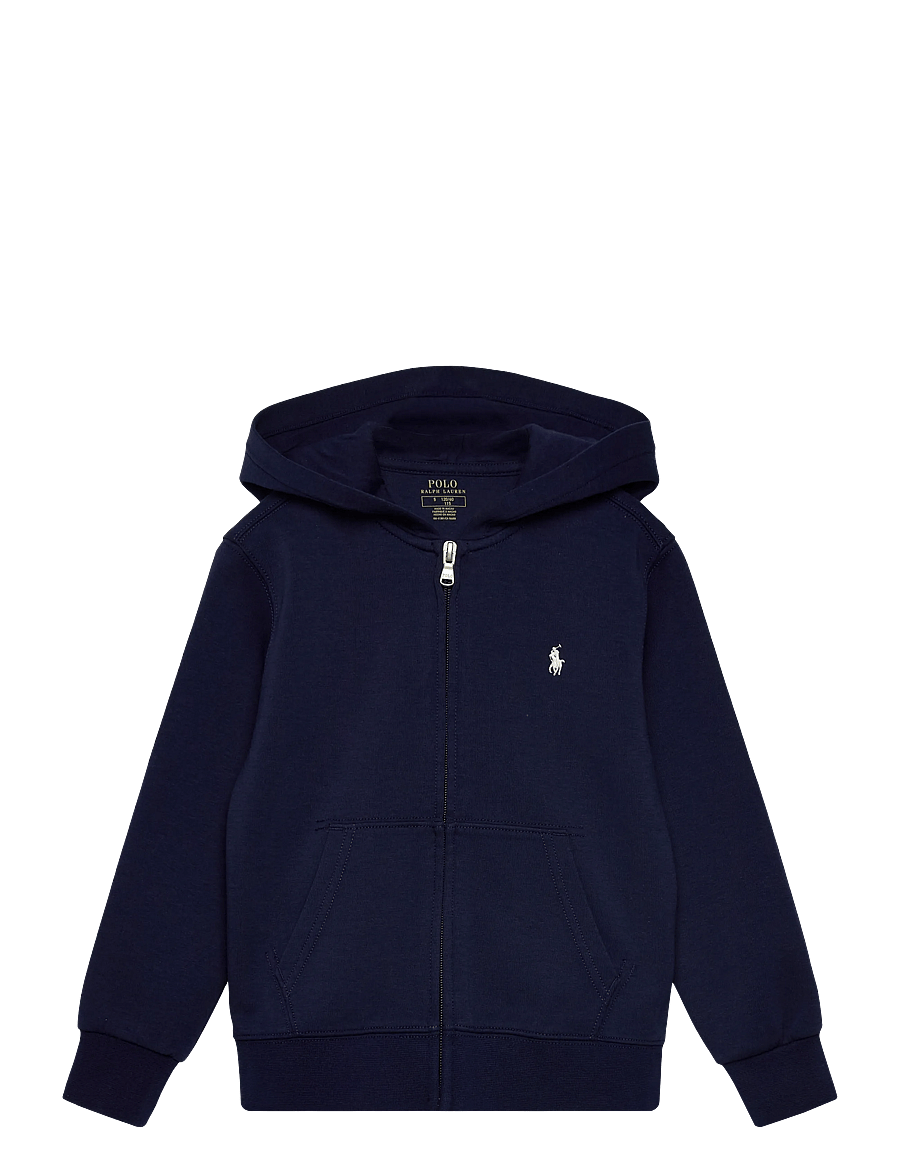 Ralph Lauren Kids - Double-Knit Full-Zip Hoodie - hættetrøjer - newport navy - 0
