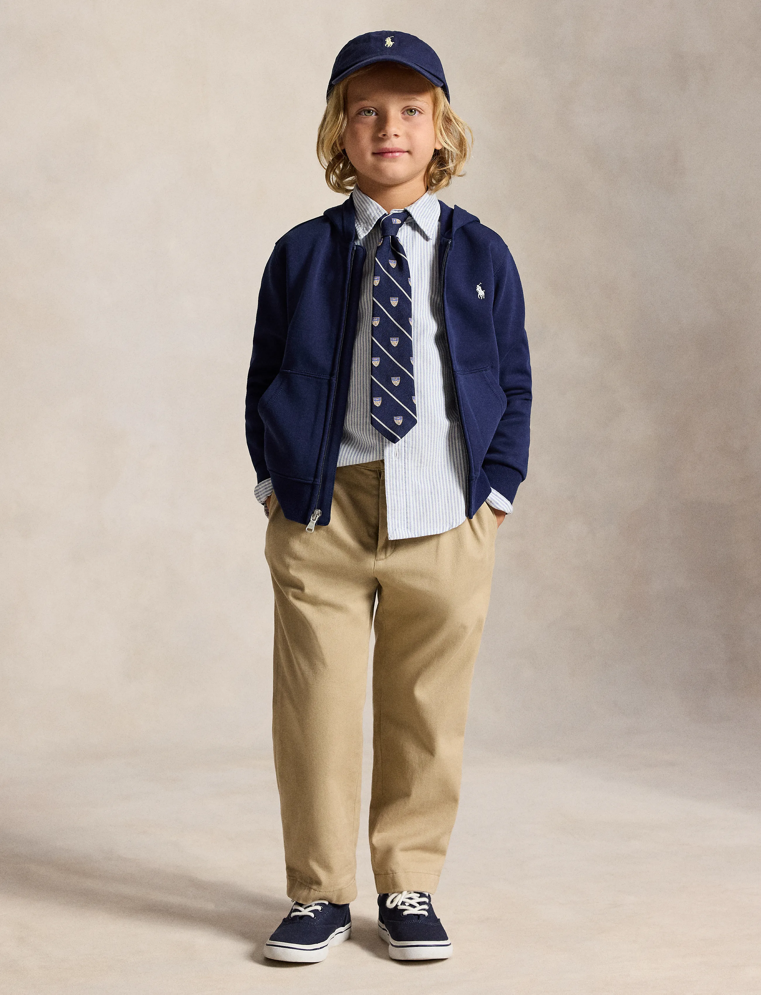 Ralph Lauren Kids - Double-Knit Full-Zip Hoodie - kapuzenpullover - newport navy - 2