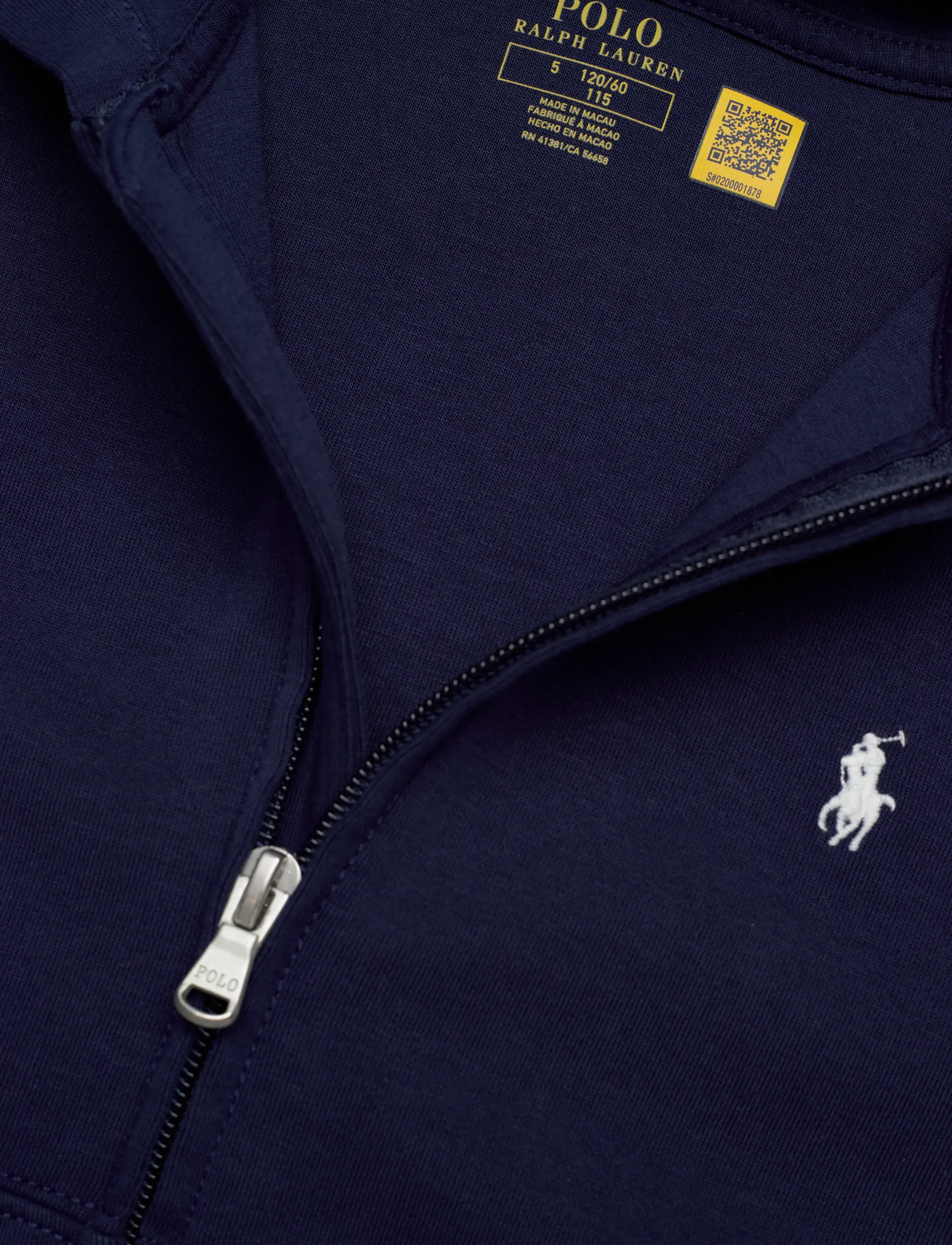 Ralph Lauren Kids - Double-Knit Full-Zip Hoodie - hættetrøjer - newport navy - 2