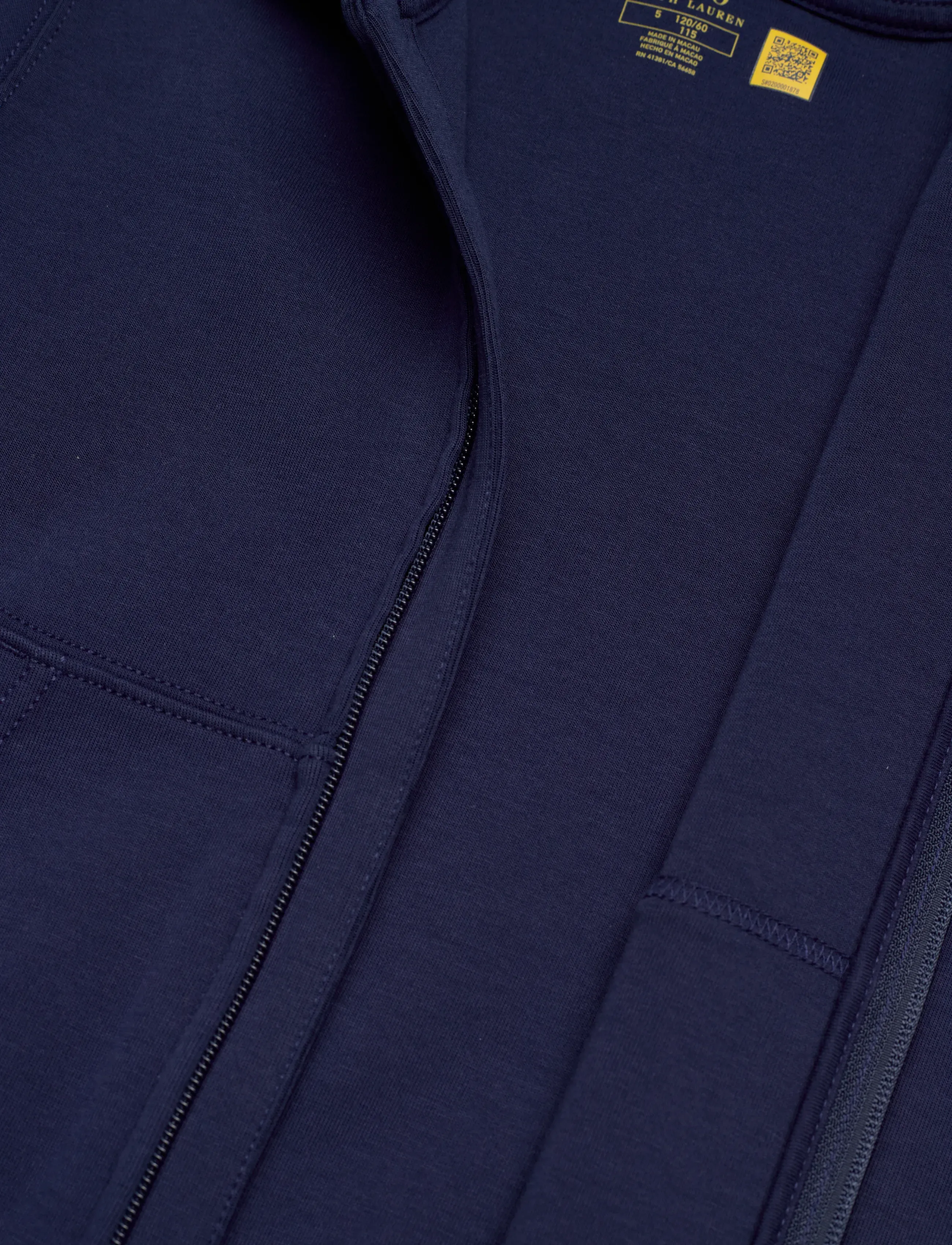Ralph Lauren Kids - Double-Knit Full-Zip Hoodie - hættetrøjer - newport navy - 4