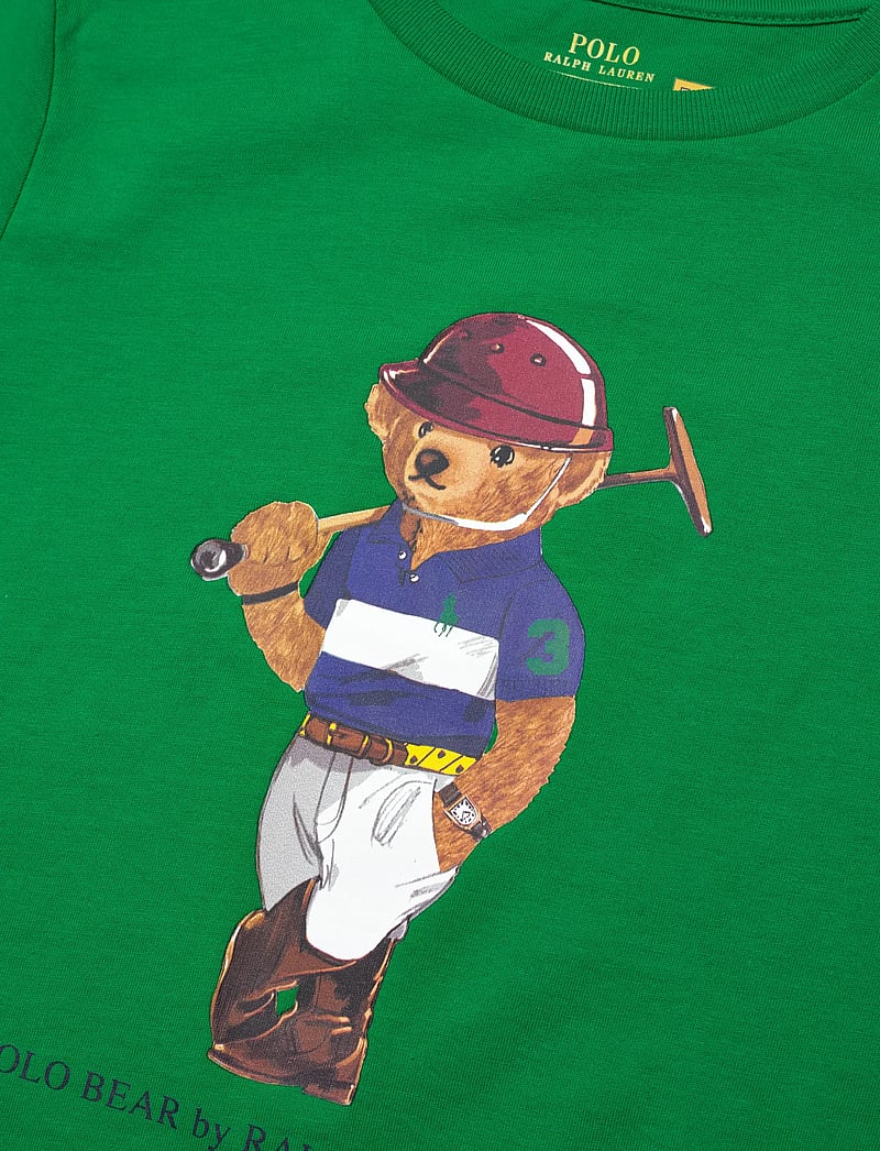 Ralph Lauren Kids - Polo Bear Cotton Jersey Tee - kurzärmelige - cr25 bear cruise - 2