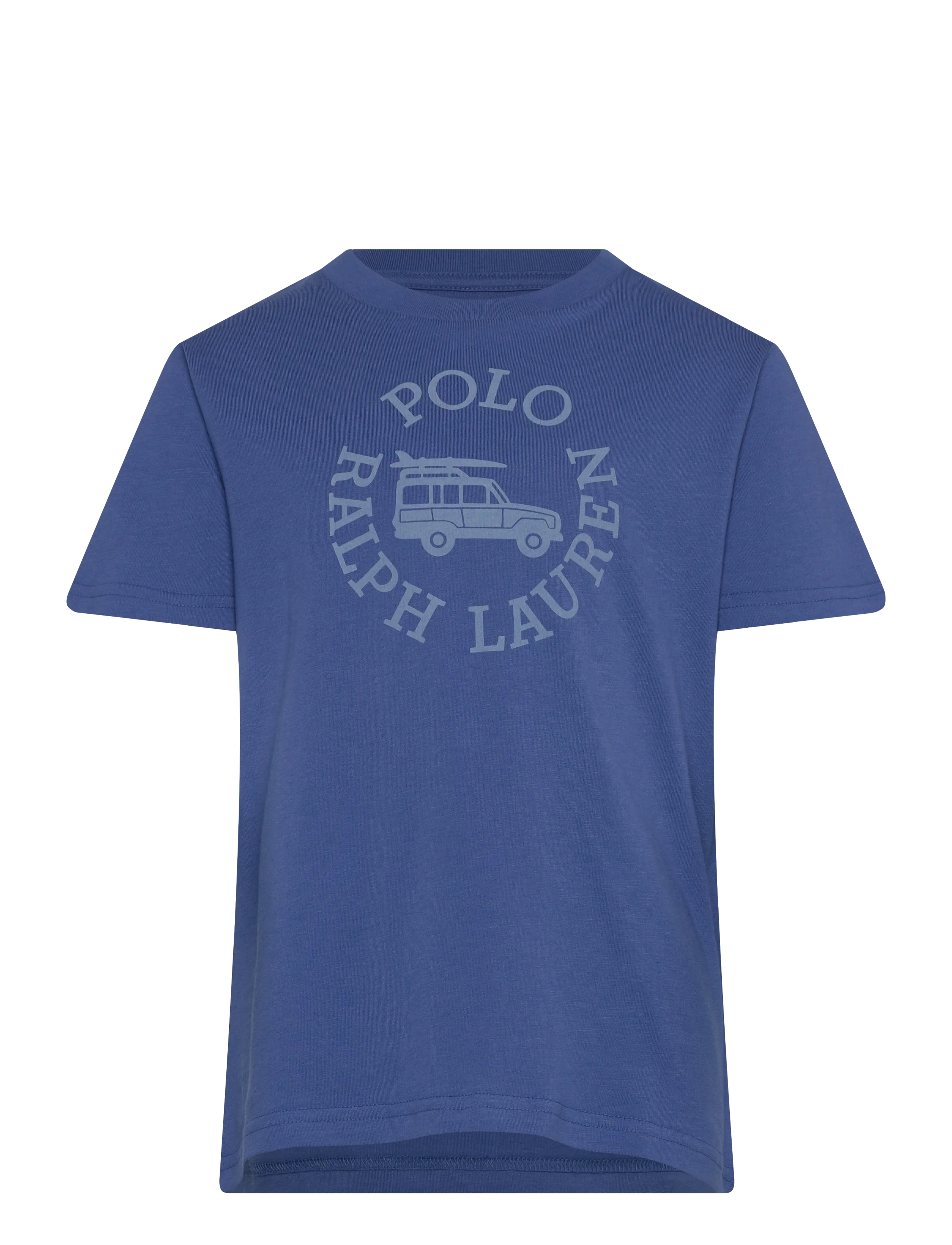 Ralph Lauren Kids Logo Cotton Jersey Tee - Tøj - BAI BLUE / blue
