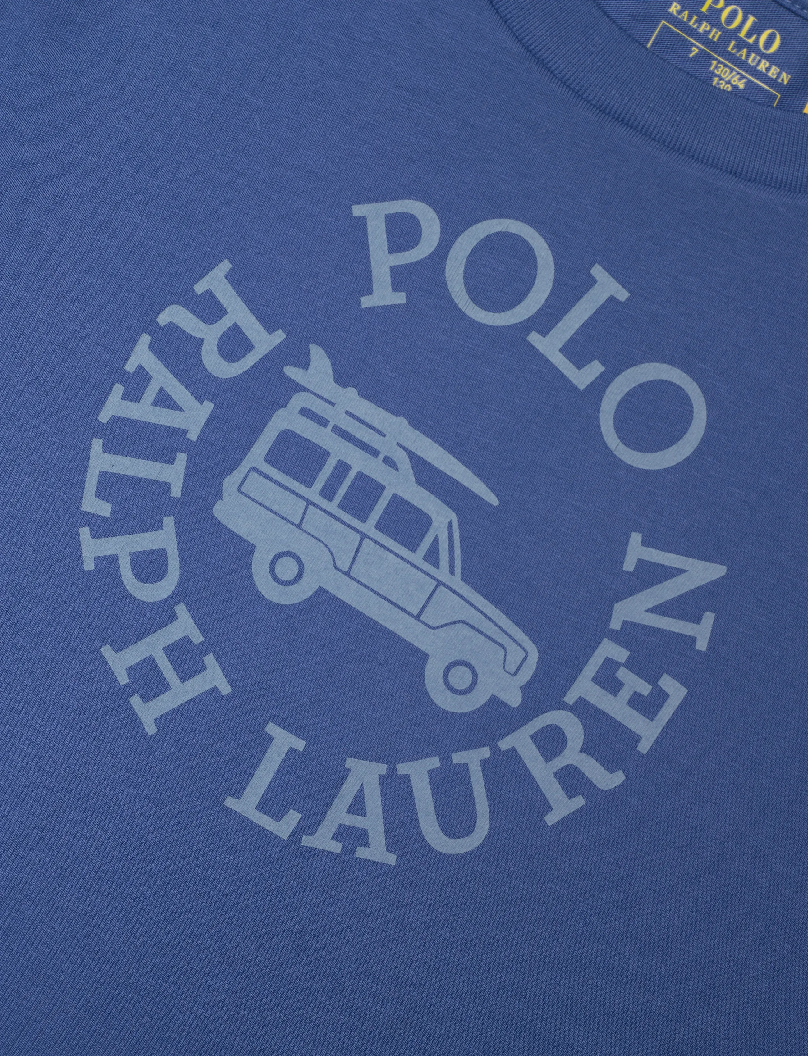 Ralph Lauren Kids - Logo Cotton Jersey Tee - kortærmede t-shirts - bai blue - 2