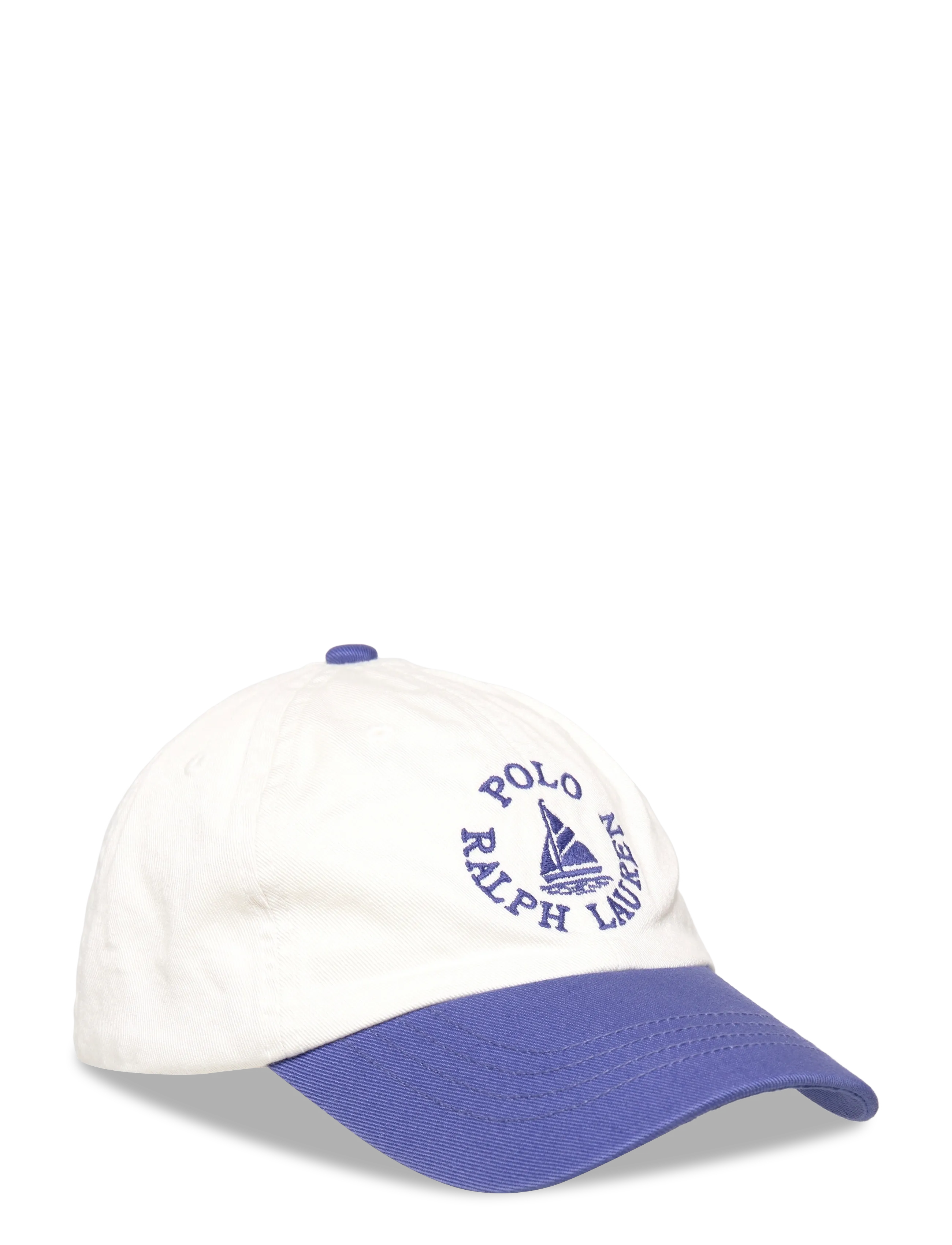 Ralph Lauren Kids Logo Cotton Chino Ball Cap - Caps - DECKWASH WHITE/LI / white