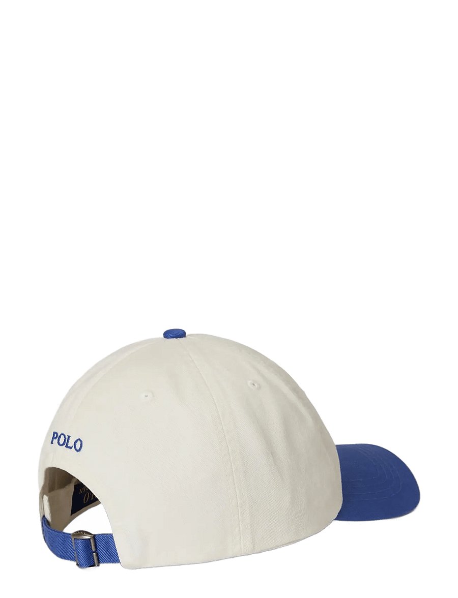 Ralph Lauren Kids - Logo Cotton Chino Ball Cap - deckwash white/li - 1