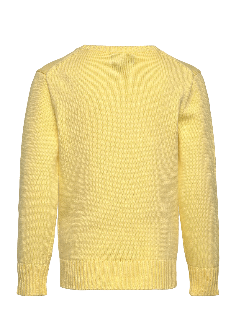 Ralph Lauren Kids - Polo Bear Cotton Sweater - stickade tröjor - resort gold - 1