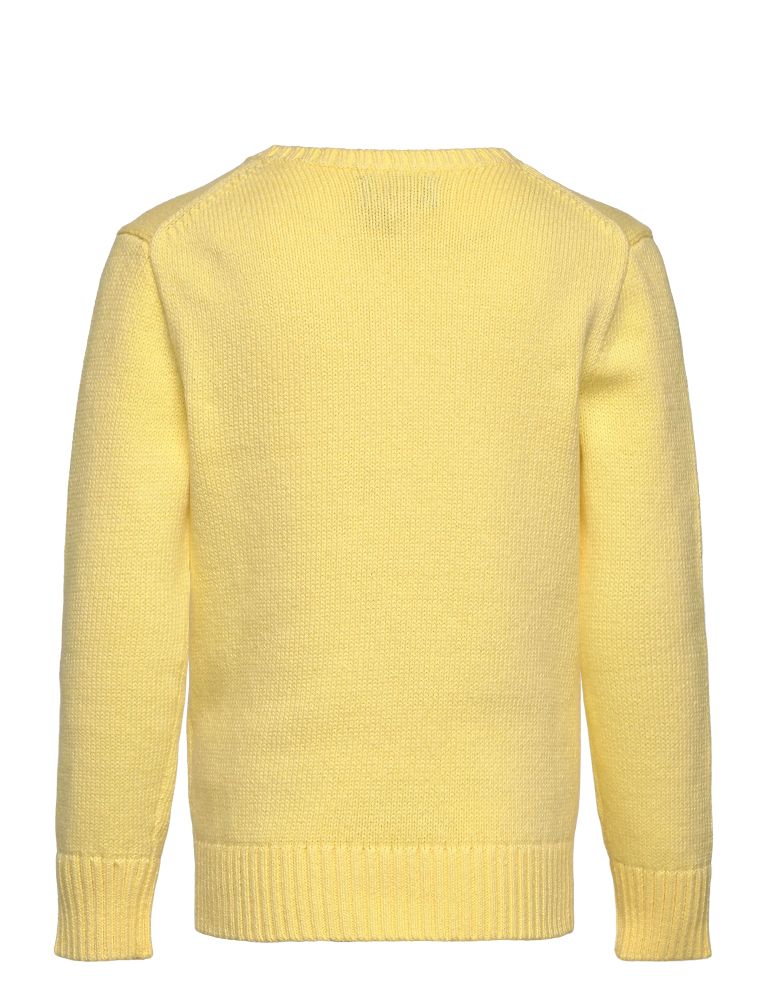 Ralph Lauren Kids - Polo Bear Cotton Sweater - jumpers - resort gold - 1