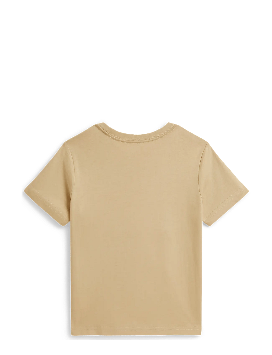 Ralph Lauren Kids - Polo Bear Cotton Jersey Tee - lyhythihaiset t-paidat - tallow cream - 2