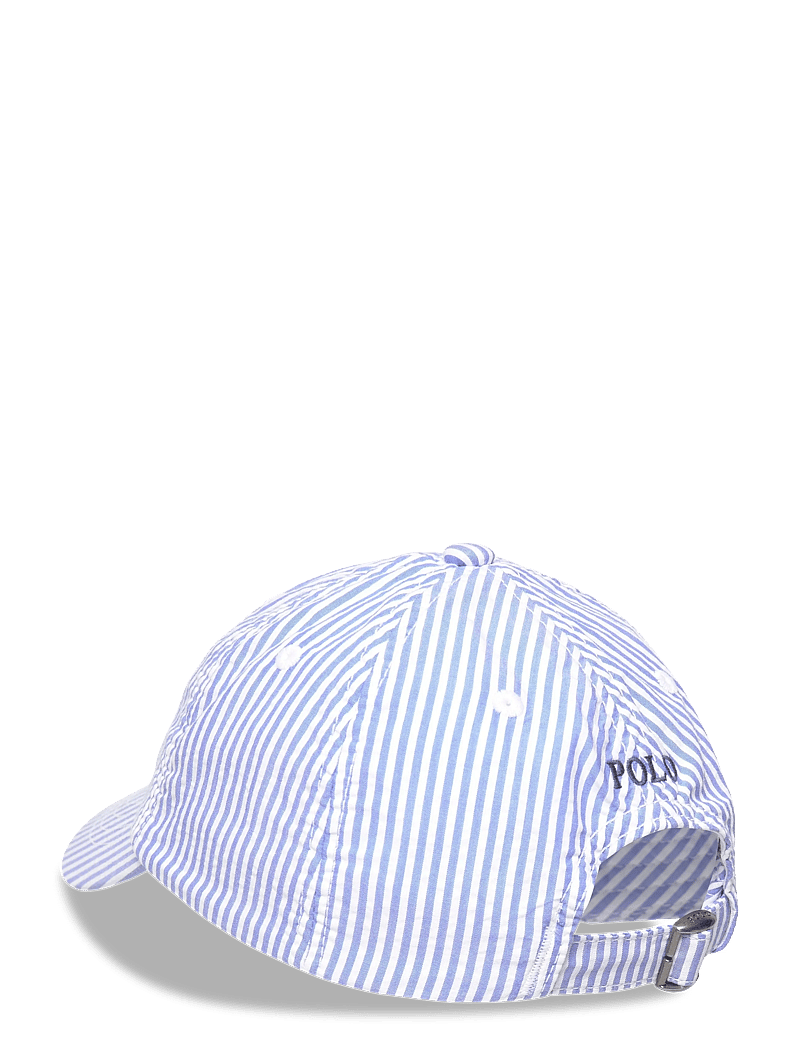 Ralph Lauren Kids - Striped Cotton Seersucker Ball Cap - kepsar - 7310a blue/white - 1