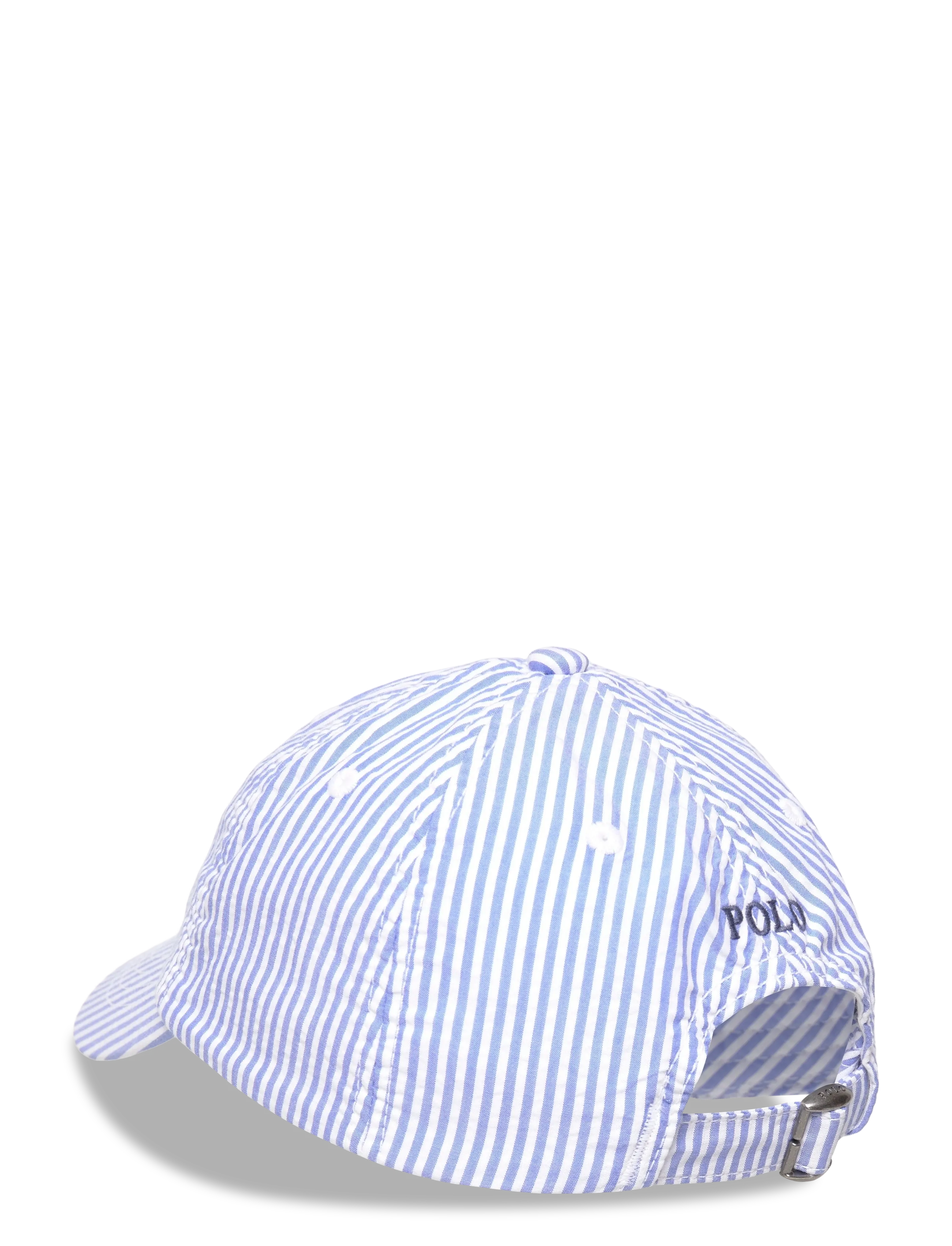 Ralph Lauren Kids - Striped Cotton Seersucker Ball Cap - 7310a blue/white - 1