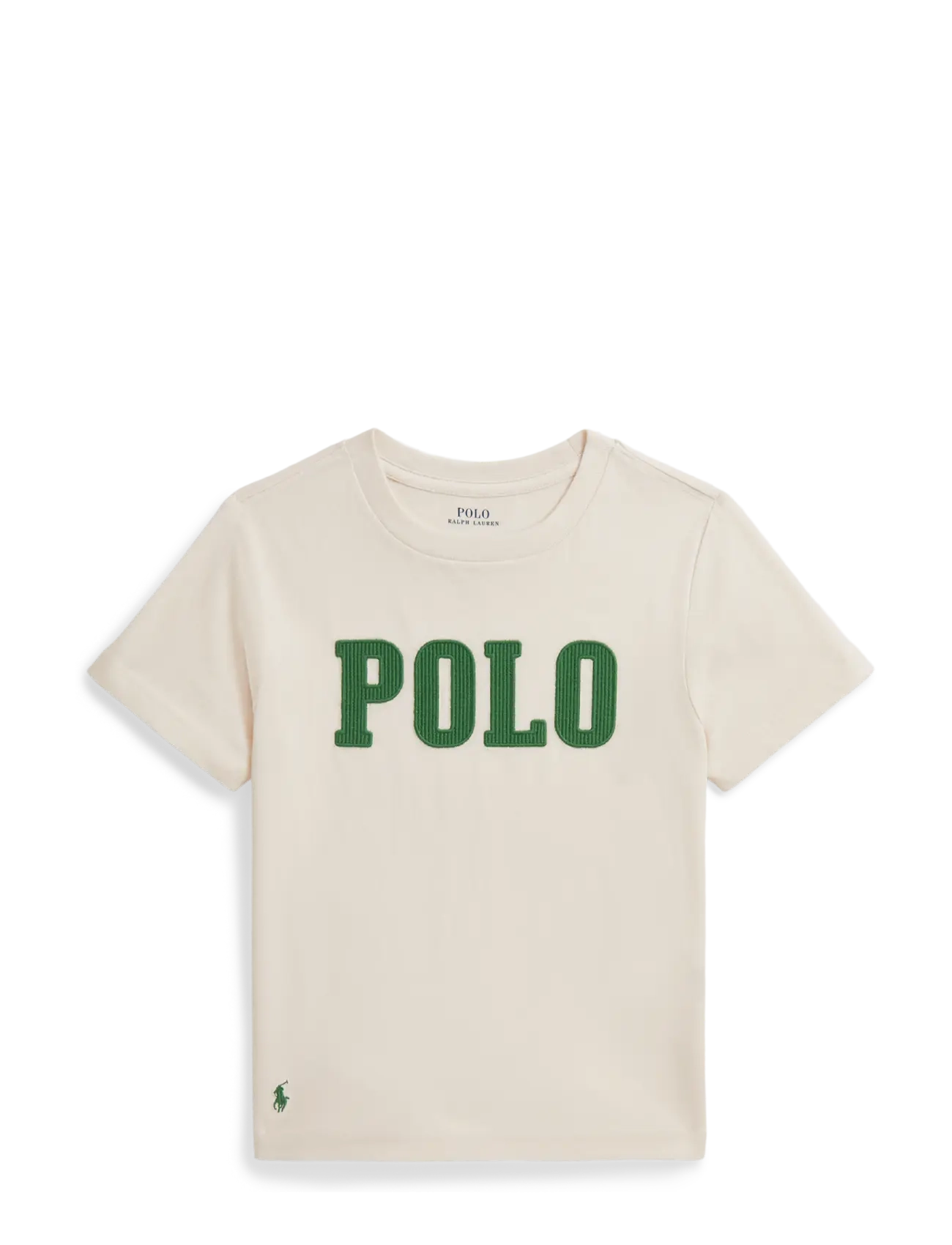 Ralph Lauren Kids Logo Cotton Jersey Tee - New Arrivals - ESTATE CREAM / cream