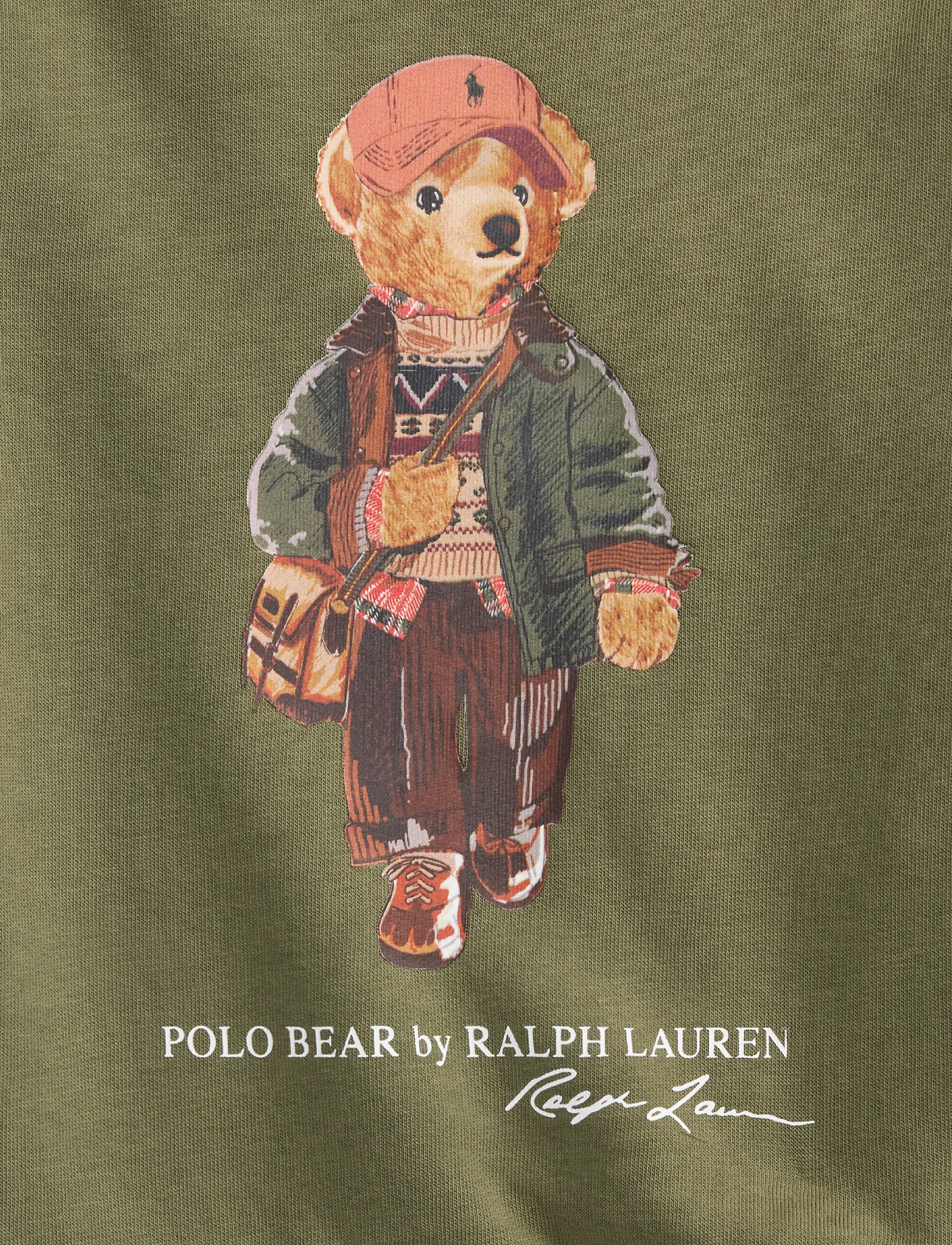 Ralph Lauren Kids - Polo Bear Fleece Sweatshirt - cruise olive - 4