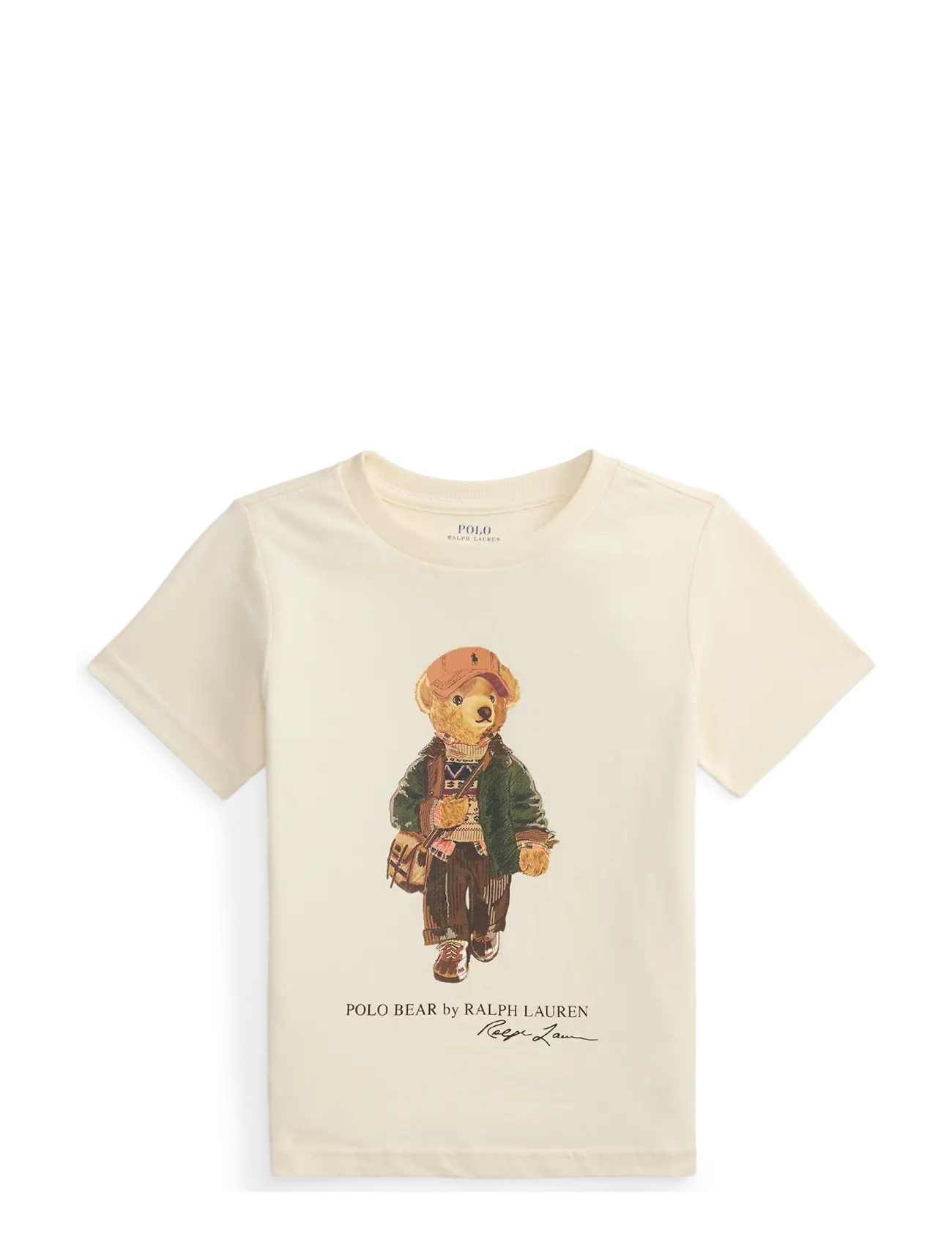 Ralph Lauren Kids Polo Bear Cotton Jersey Tee - New Arrivals - ESTATE CREAM / cream