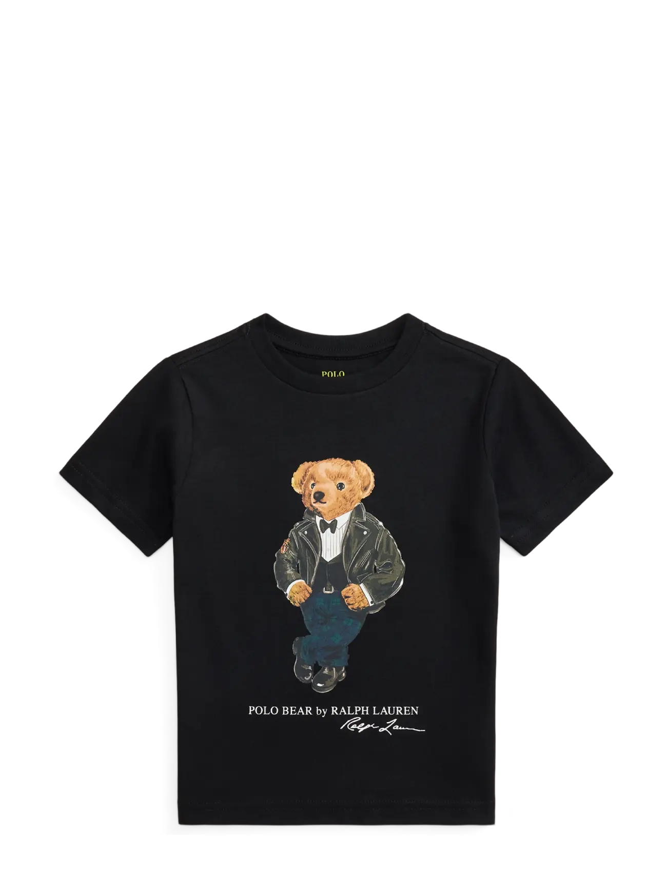 Ralph Lauren Kids Polo Bear Cotton Jersey Tee - Marškinėliai trumpomis rankovėmis - POLO BLACK / black