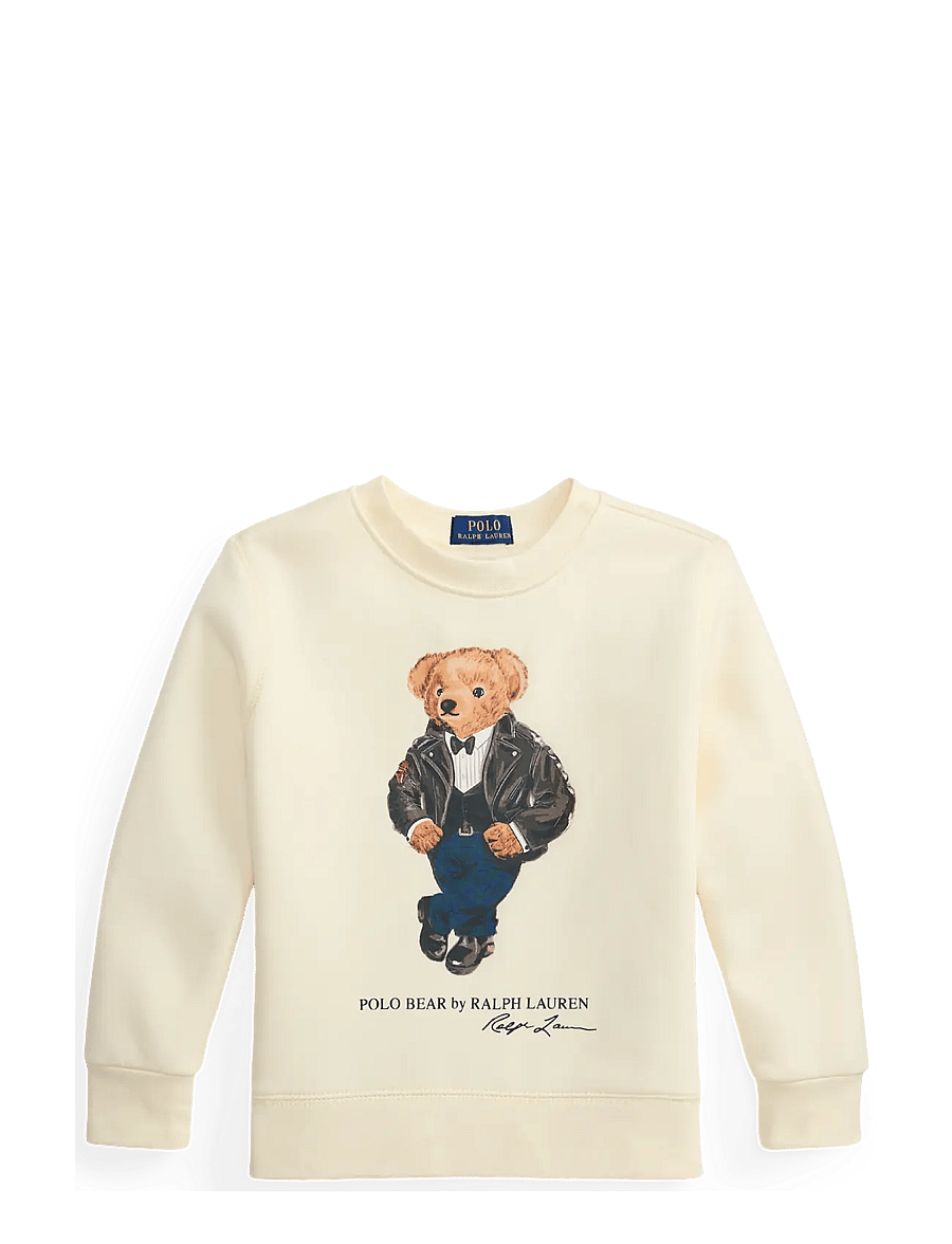 Ralph Lauren Kids - Polo Bear Fleece Sweatshirt - clubhouse cream - 0