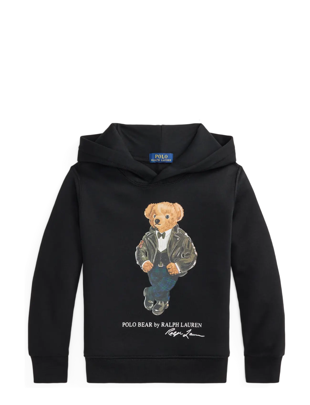 Ralph Lauren Kids Polo Bear Fleece Hoodie - Shop by age - POLO BLACK / black