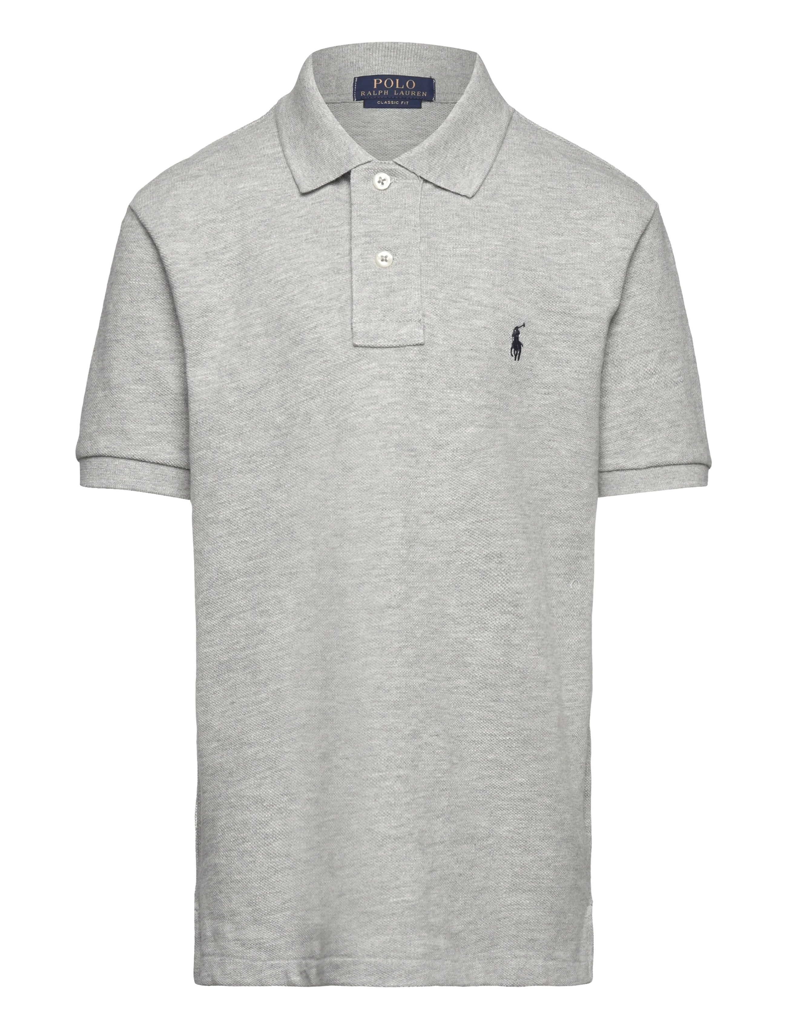 Ralph Lauren Kids The Iconic Mesh Polo Shirt - Shoppa efter storlek - NEW GREY HEATHER / grey