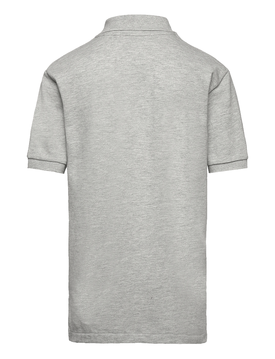 Ralph Lauren Kids - The Iconic Mesh Polo Shirt - kortærmede poloer - new grey heather - 1