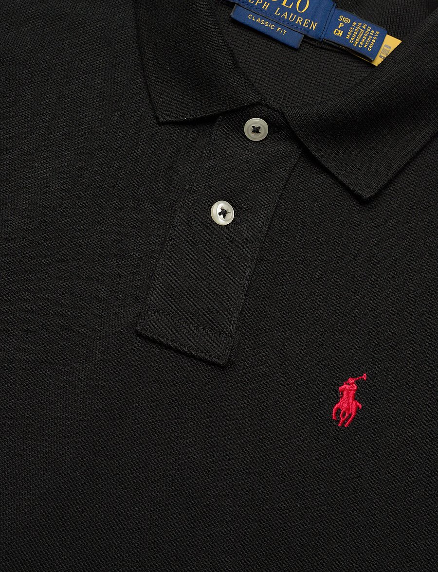 Ralph Lauren Kids - The Iconic Mesh Polo Shirt - kortærmede poloer - polo black - 2