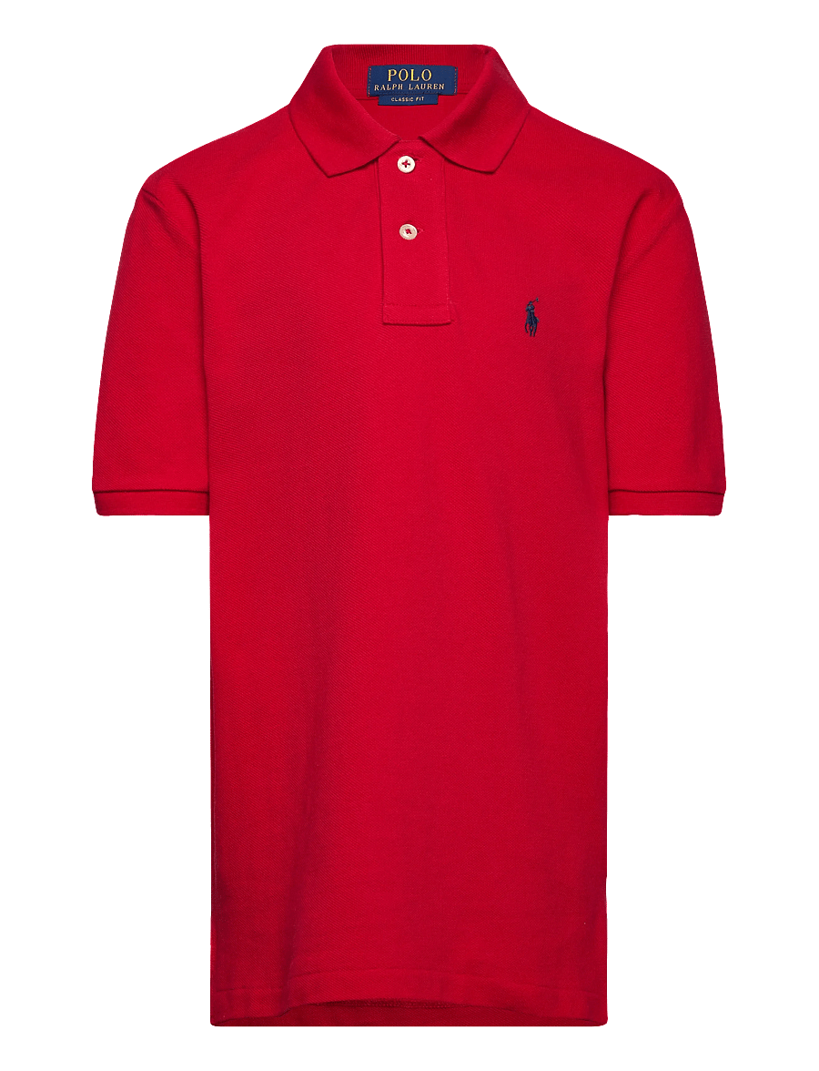 Ralph Lauren Kids - The Iconic Mesh Polo Shirt - kortærmede poloer - rl 2000 red - 0
