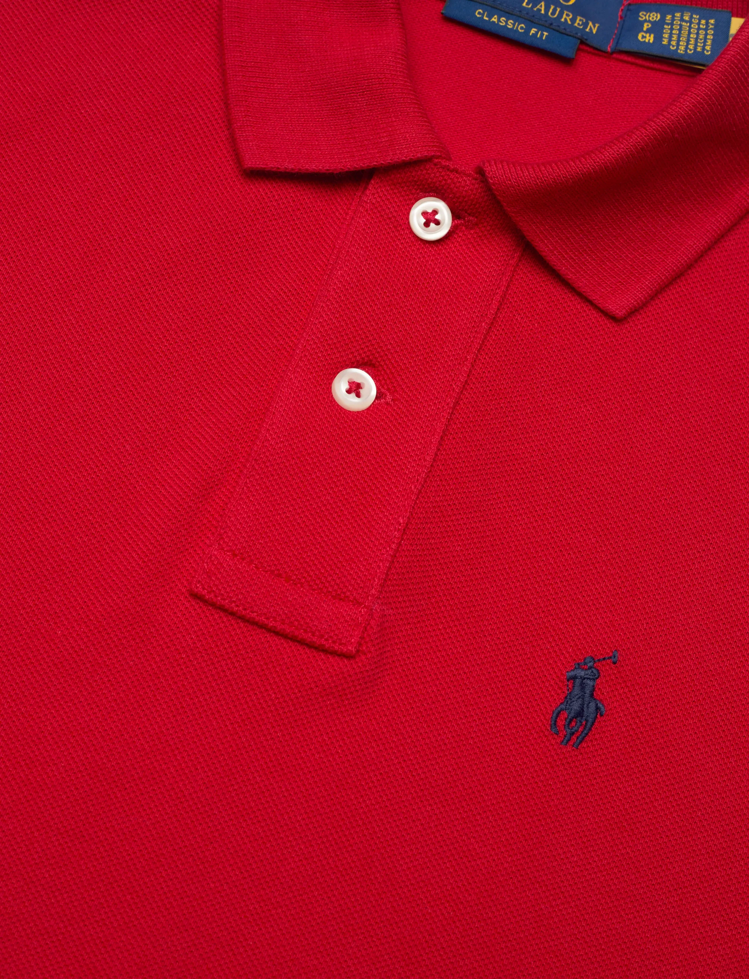 Ralph Lauren Kids - The Iconic Mesh Polo Shirt - kortärmade pikéer - rl 2000 red - 2