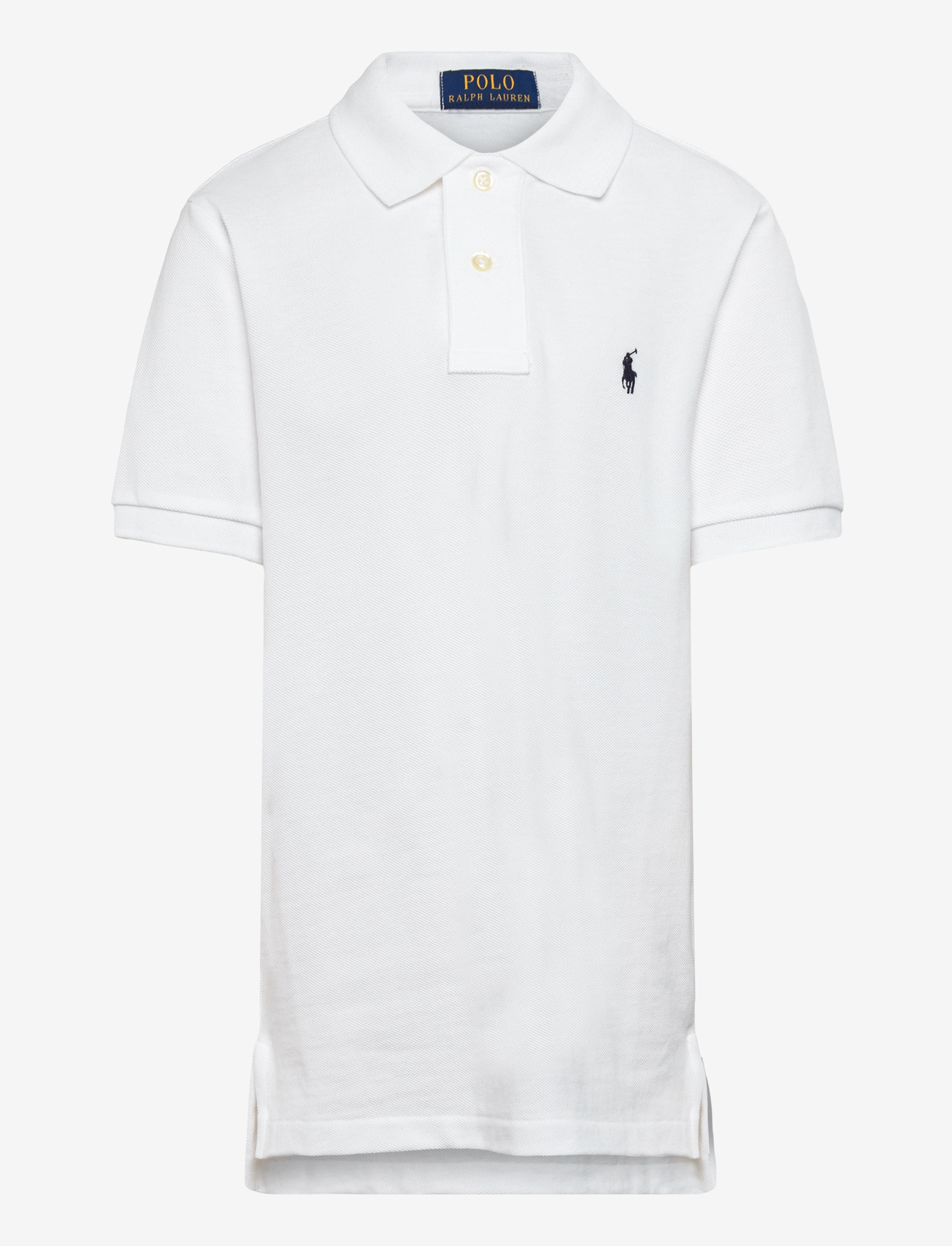 Ralph Lauren Kids - The Iconic Mesh Polo Shirt - short-sleeved polos - white - 0