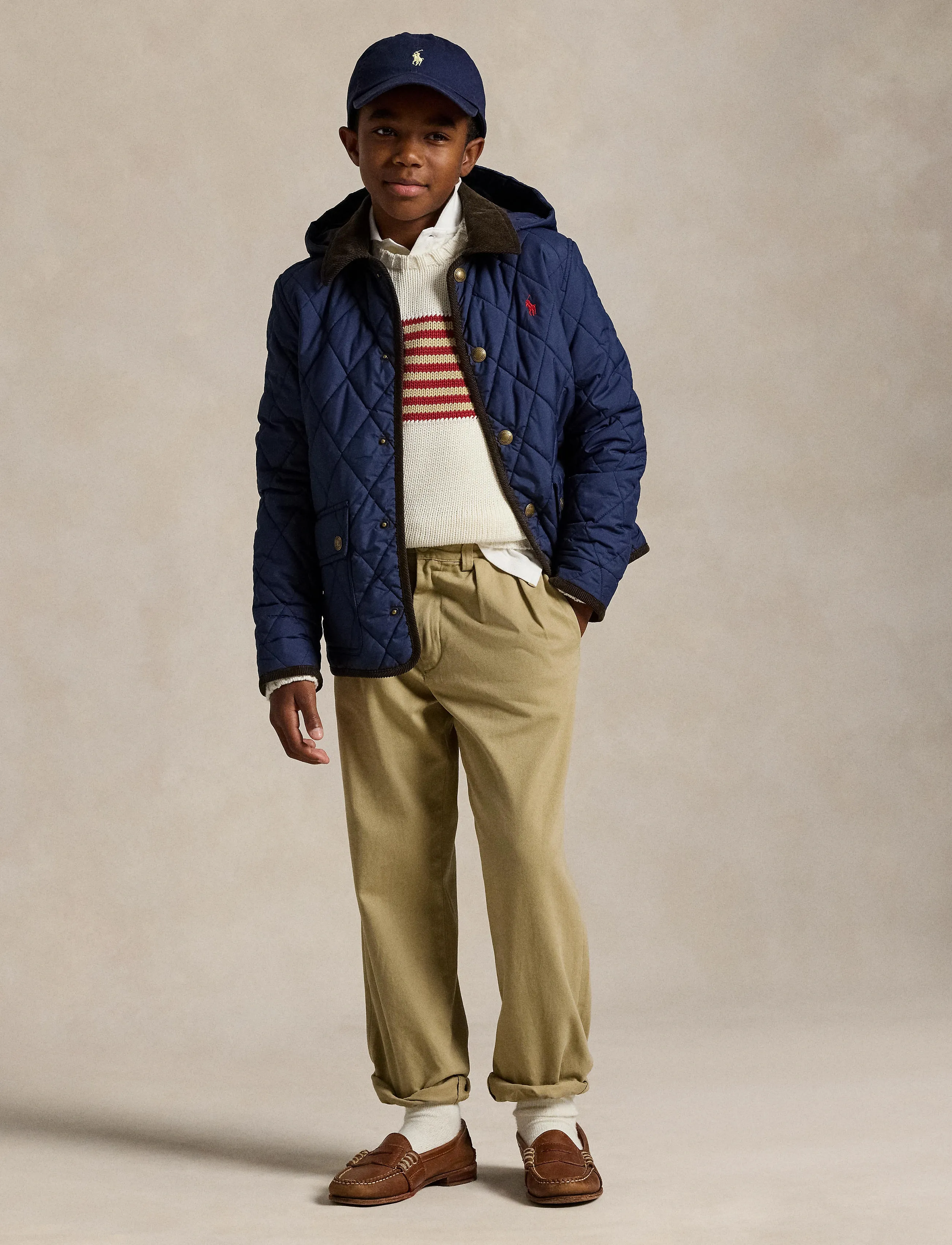 Ralph Lauren Kids Combed Cotton-flag Cn Swtr-tp-swt (RAF323668285