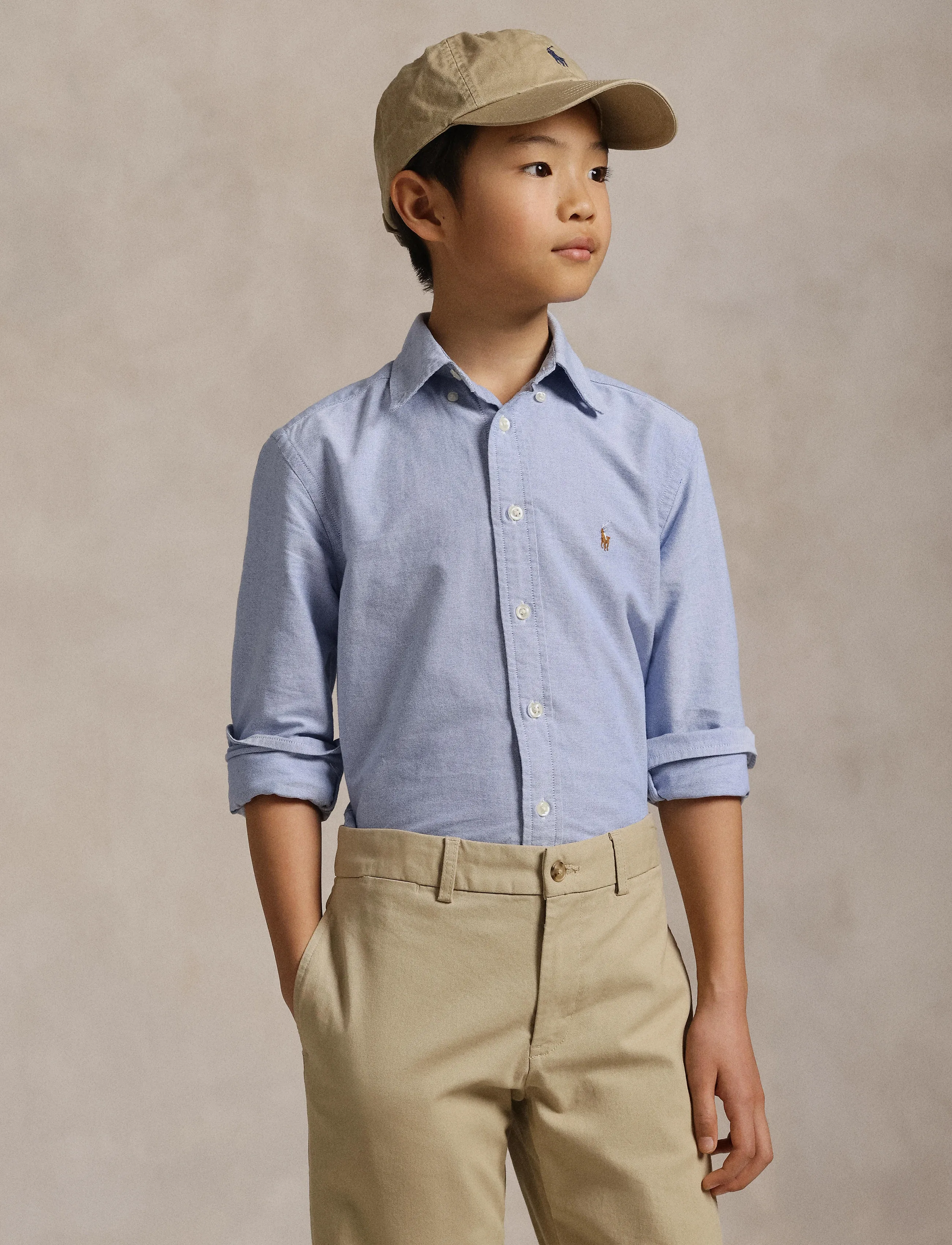 Ralph Lauren Kids OXFORD-LS BD-TP-SHT - Pikkade varrukatega särgid - BLUE / blue