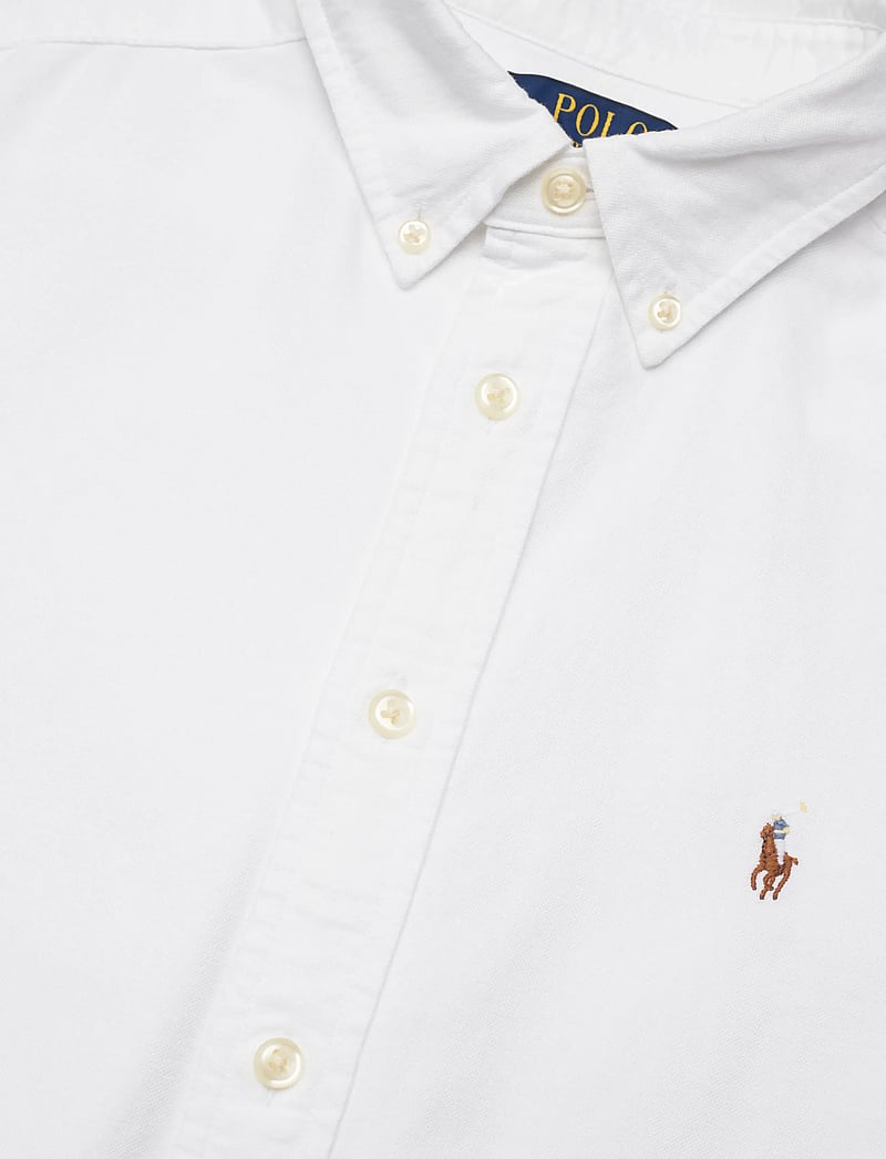 Ralph Lauren Kids - OXFORD-LS BD-TP-SHT - langærmede skjorter - white - 5