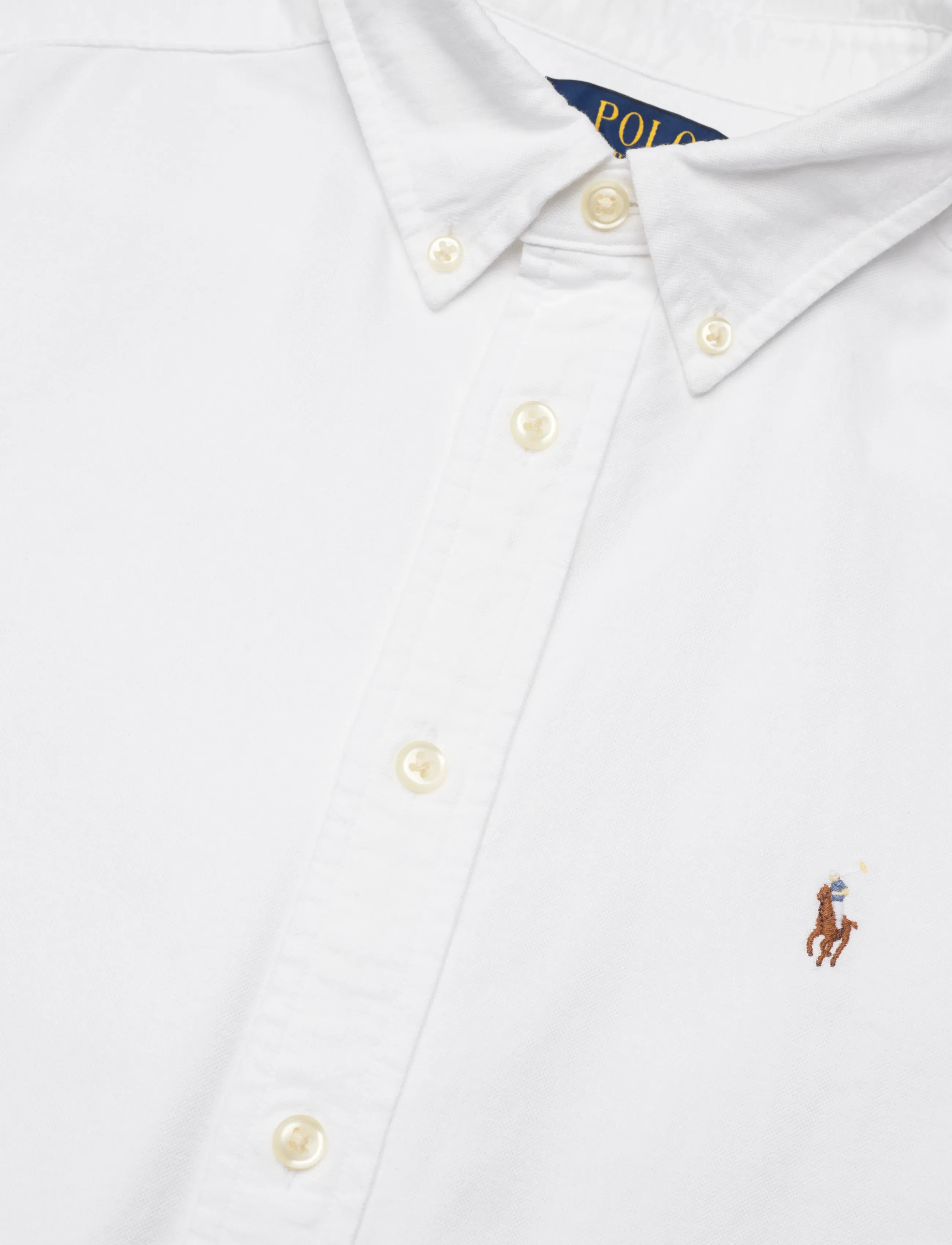 Ralph Lauren Kids - The Iconic Oxford Shirt - langærmede skjorter - white - 5