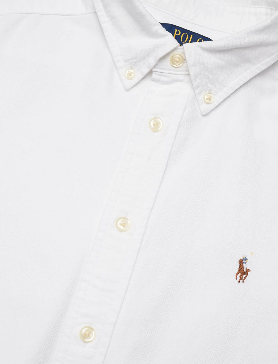Ralph Lauren Kids - The Iconic Oxford Shirt - langærmede skjorter - white - 5