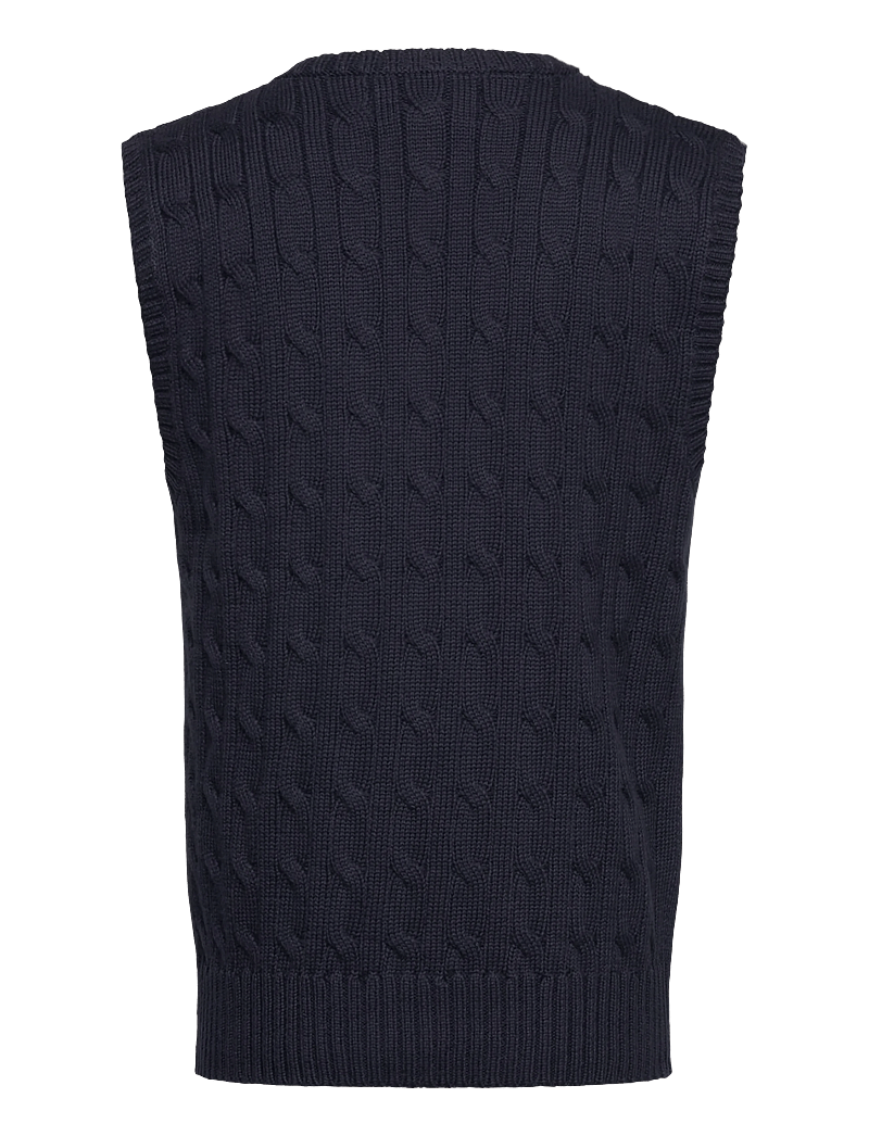 Ralph Lauren Kids - Cable-Knit Cotton Sweater Vest - westen - rl navy/c3807 - 1