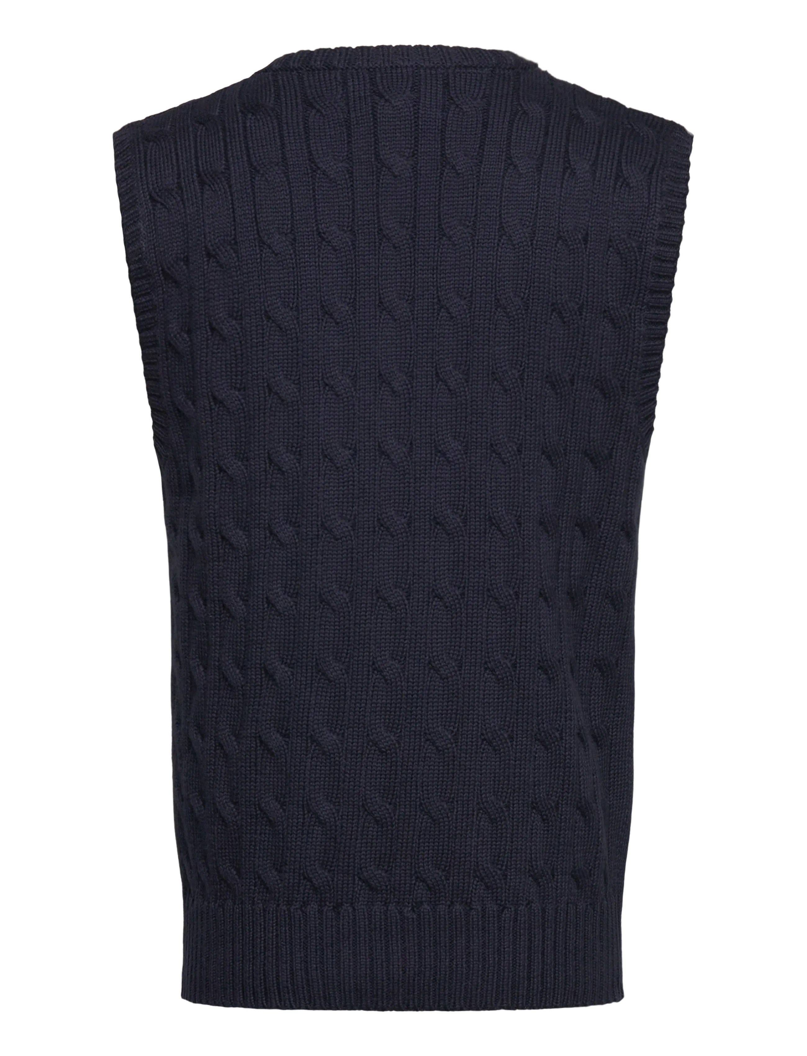 Ralph Lauren Kids - Cable-Knit Cotton Sweater Vest - rl navy/c3807 - 1