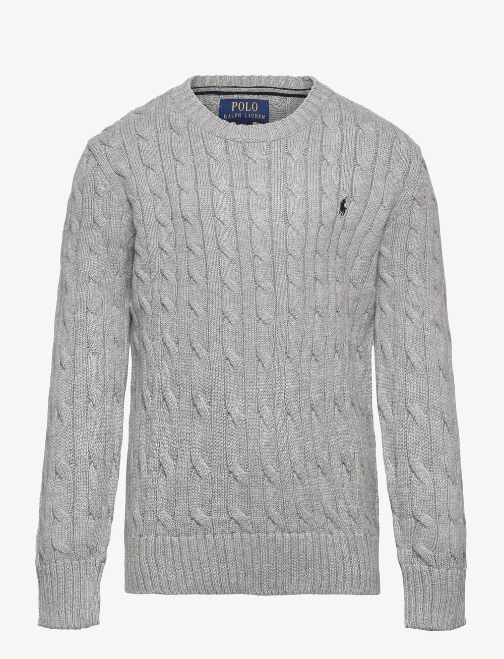 Ralph Lauren Kids - COMBED COTTON-LS CABLE CN-TP-SWT - pullover - andover heather/c - 1