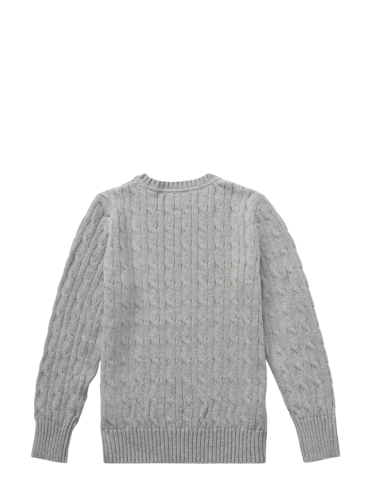 Ralph Lauren Kids - Cable-Knit Cotton Sweater - pullover - andover heather/c - 2