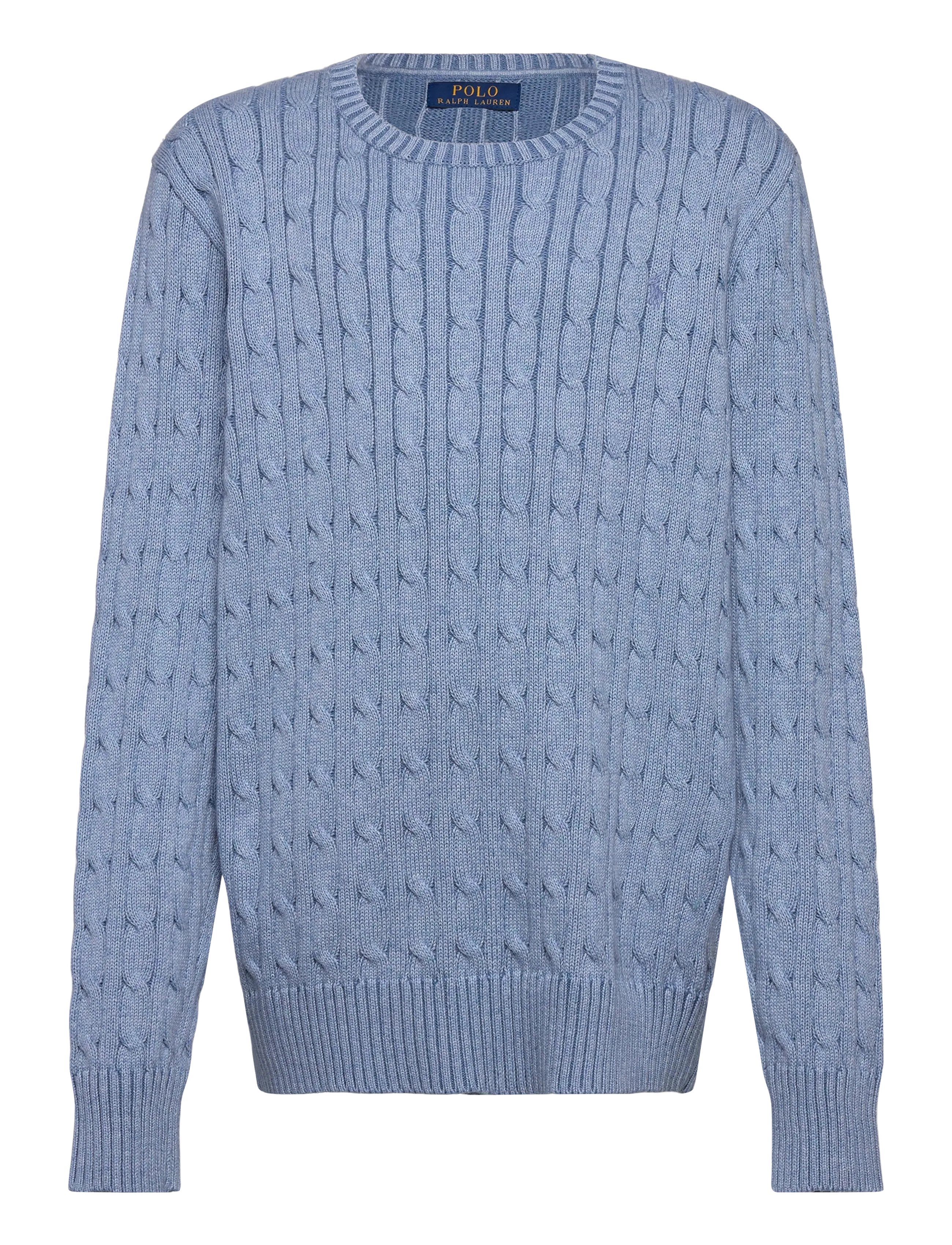 Ralph Lauren Kids Cable-Knit Cotton Sweater - Stickade tröjor - BLUE HEATHER/C711 / blue
