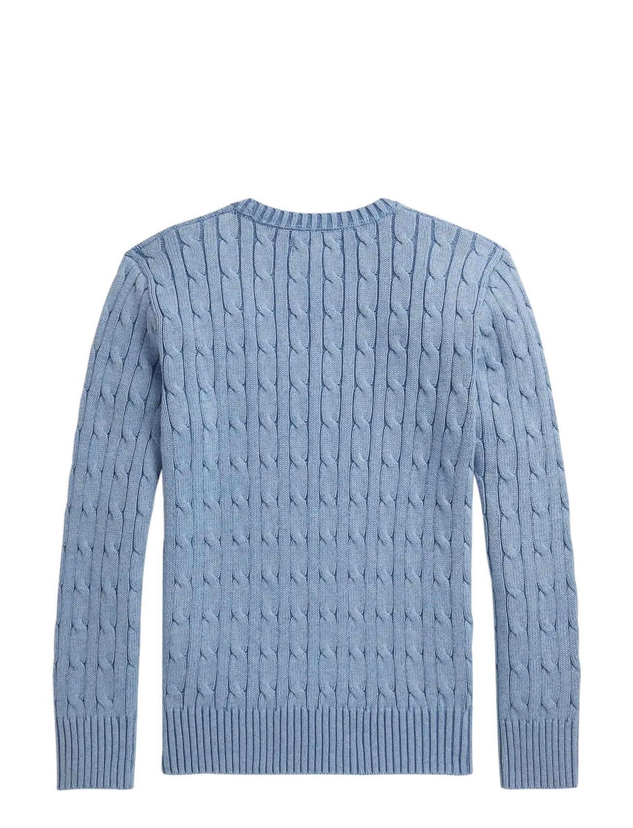 Ralph Lauren Kids - Cable-Knit Cotton Sweater - trøjer - blue heather/c711 - 1