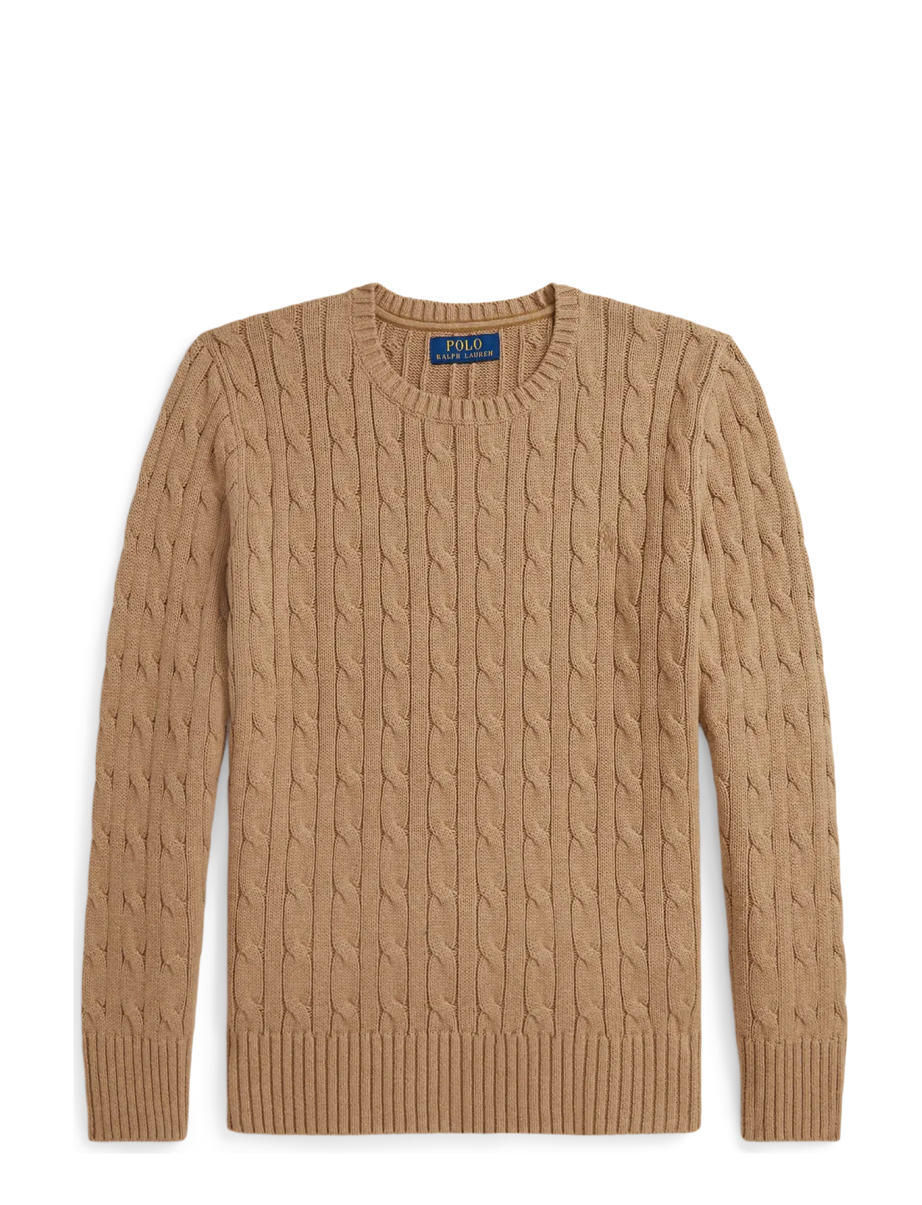 Ralph Lauren Kids Cable-Knit Cotton Sweater - Shop by size - CAMEL HTHR/C8520 / beige