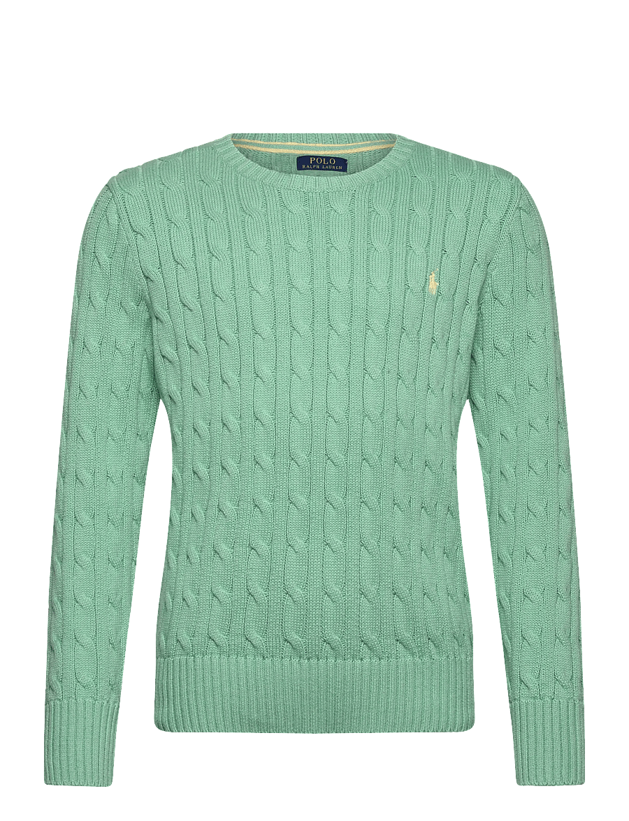 Ralph Lauren Kids - Cable-Knit Cotton Sweater - pullover - celadon/c1168 - 1