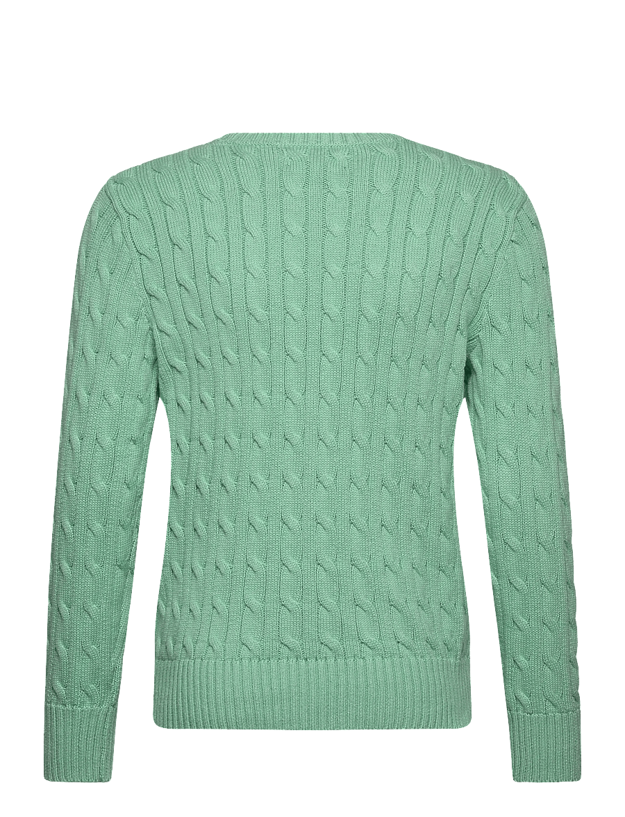 Ralph Lauren Kids - Cable-Knit Cotton Sweater - pullover - celadon/c1168 - 2