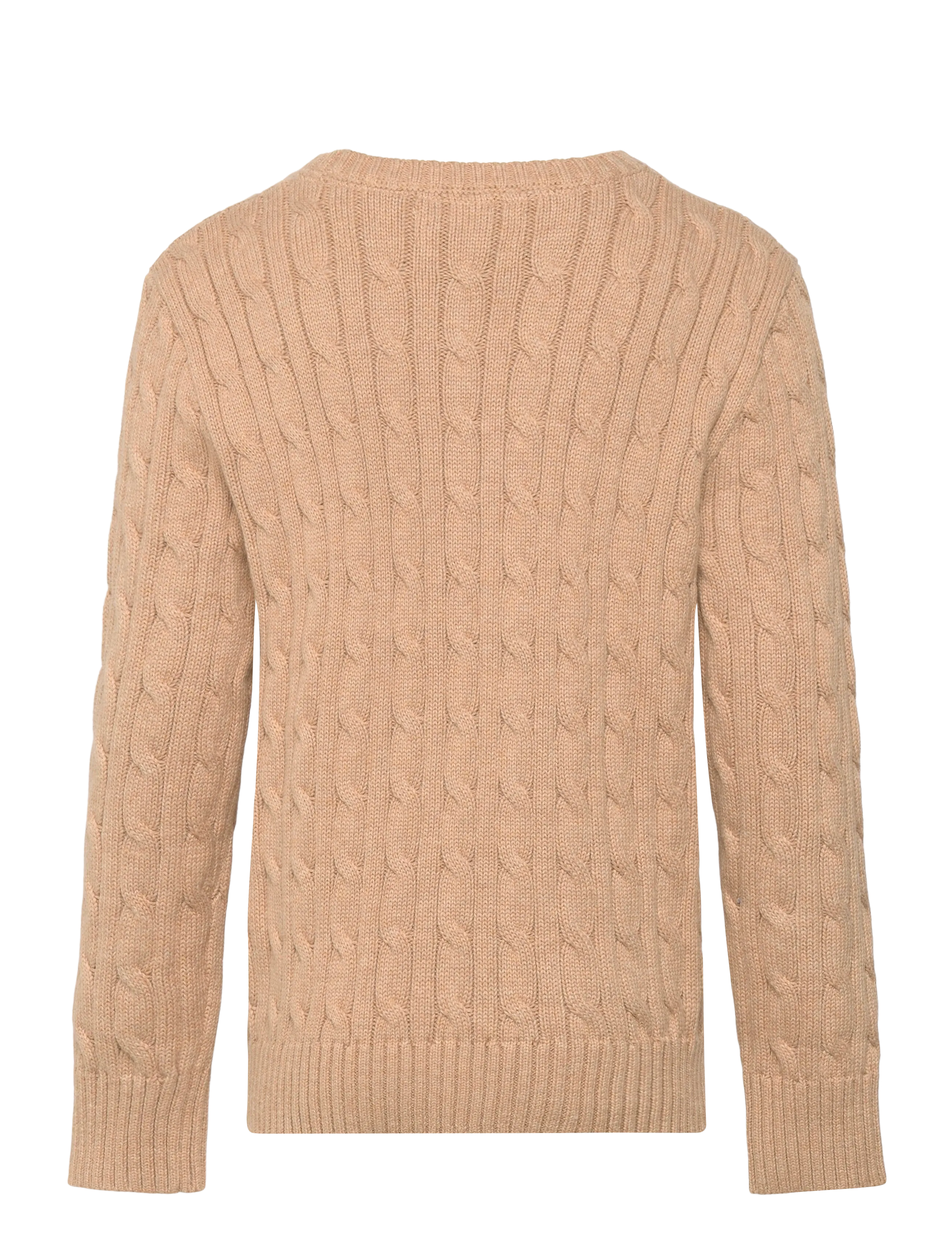 Ralph Lauren Kids - Cable-Knit Cotton Sweater - trøjer - classic camel hea - 1