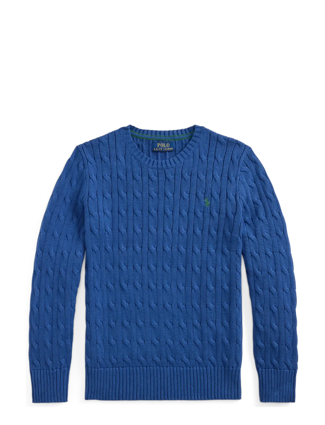 Ralph Lauren Kids Cable-Knit Cotton Sweater - Shop by size - DUSTY AZURE/C5964 / blue