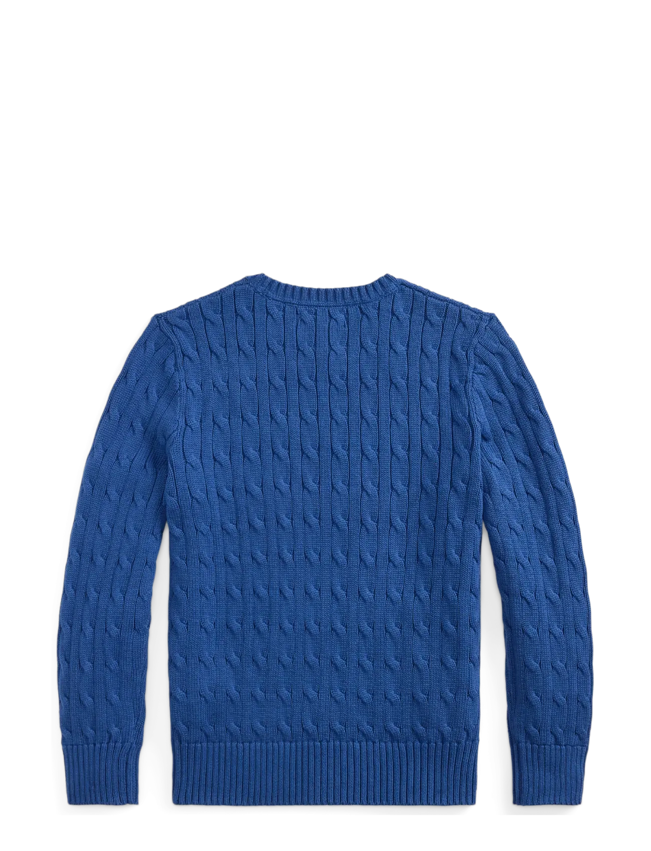 Ralph Lauren Kids - Cable-Knit Cotton Sweater - jumpers - dusty azure/c5964 - 2