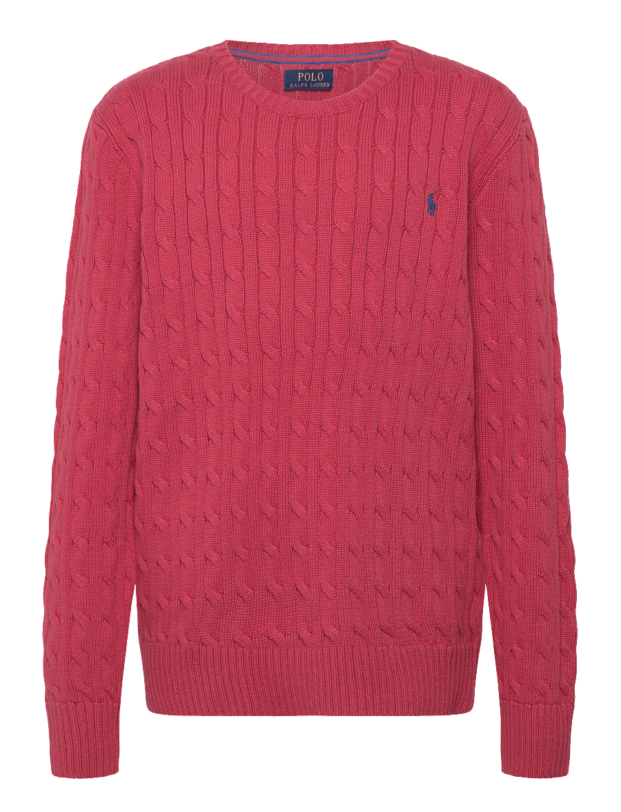 Ralph Lauren Kids - Cable-Knit Cotton Sweater - pullover - nantucket red/c73 - 0