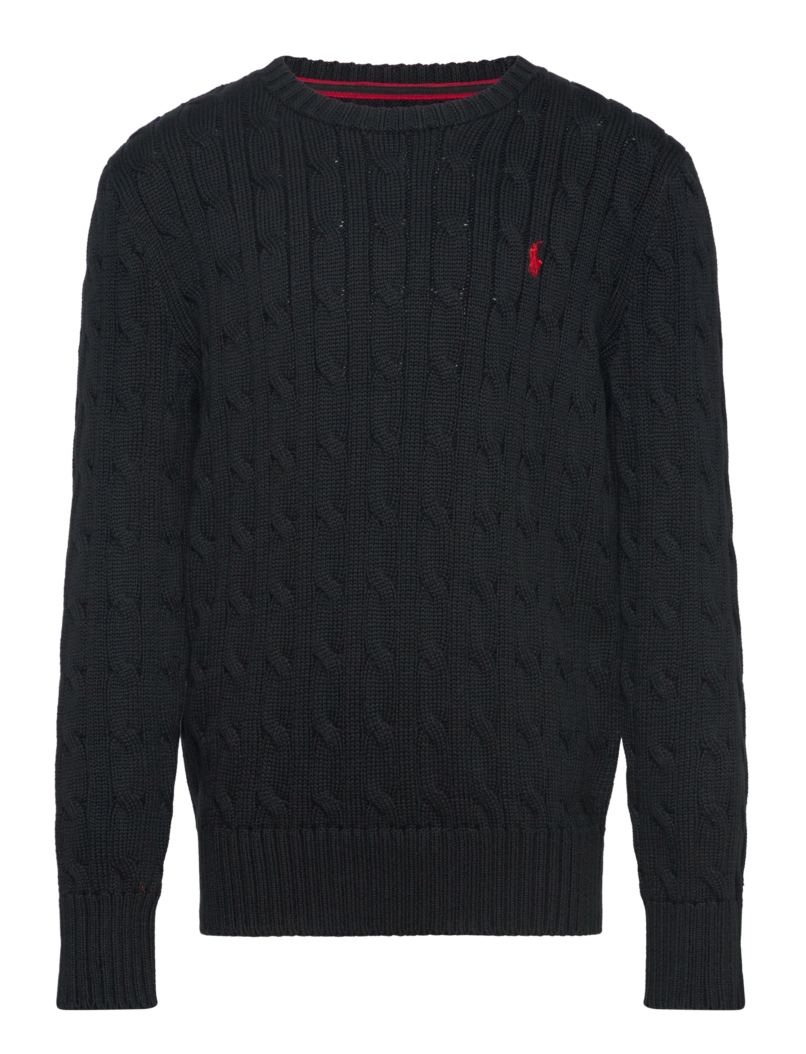 Ralph Lauren Kids Cable-Knit Cotton Sweater - Kudumid - POLO BLACK/C3807 / black